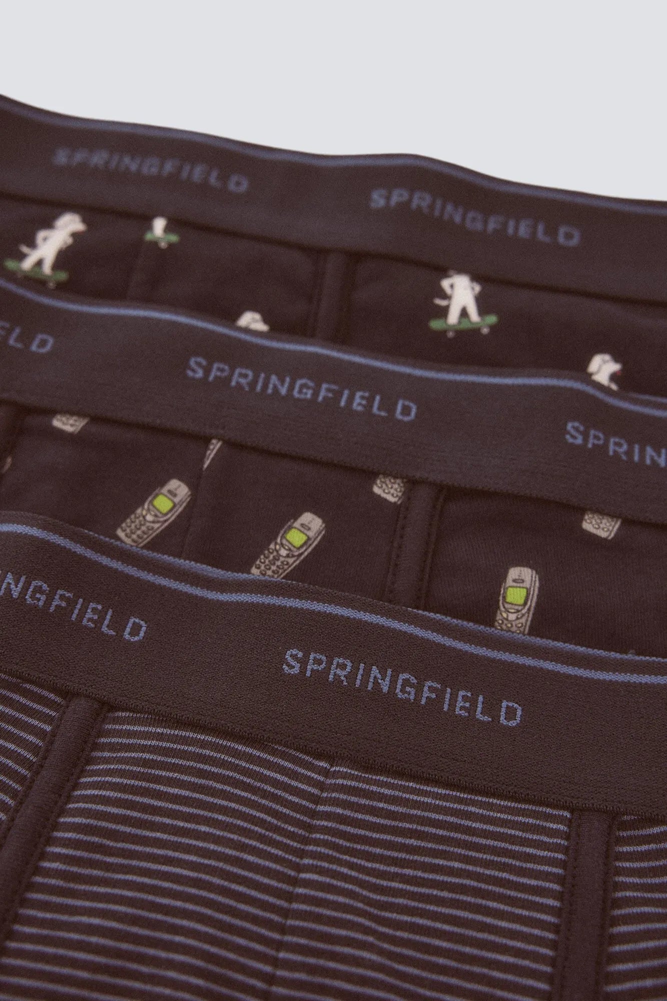 Springfield Blue Men 3-Pack 90&