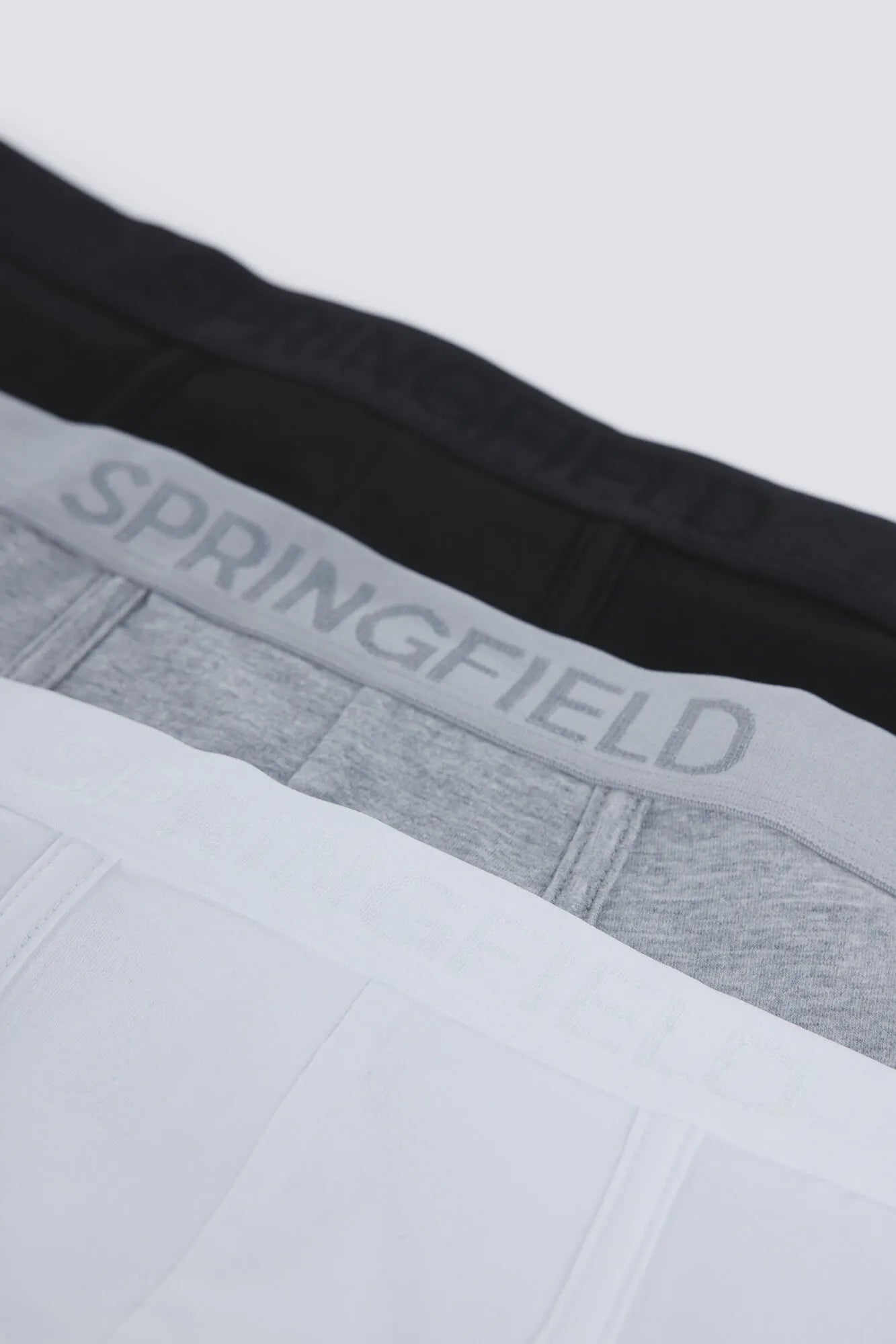 Springfield White Men Pack 3 Basic Boxers SKU: 1253363_99 Image 03