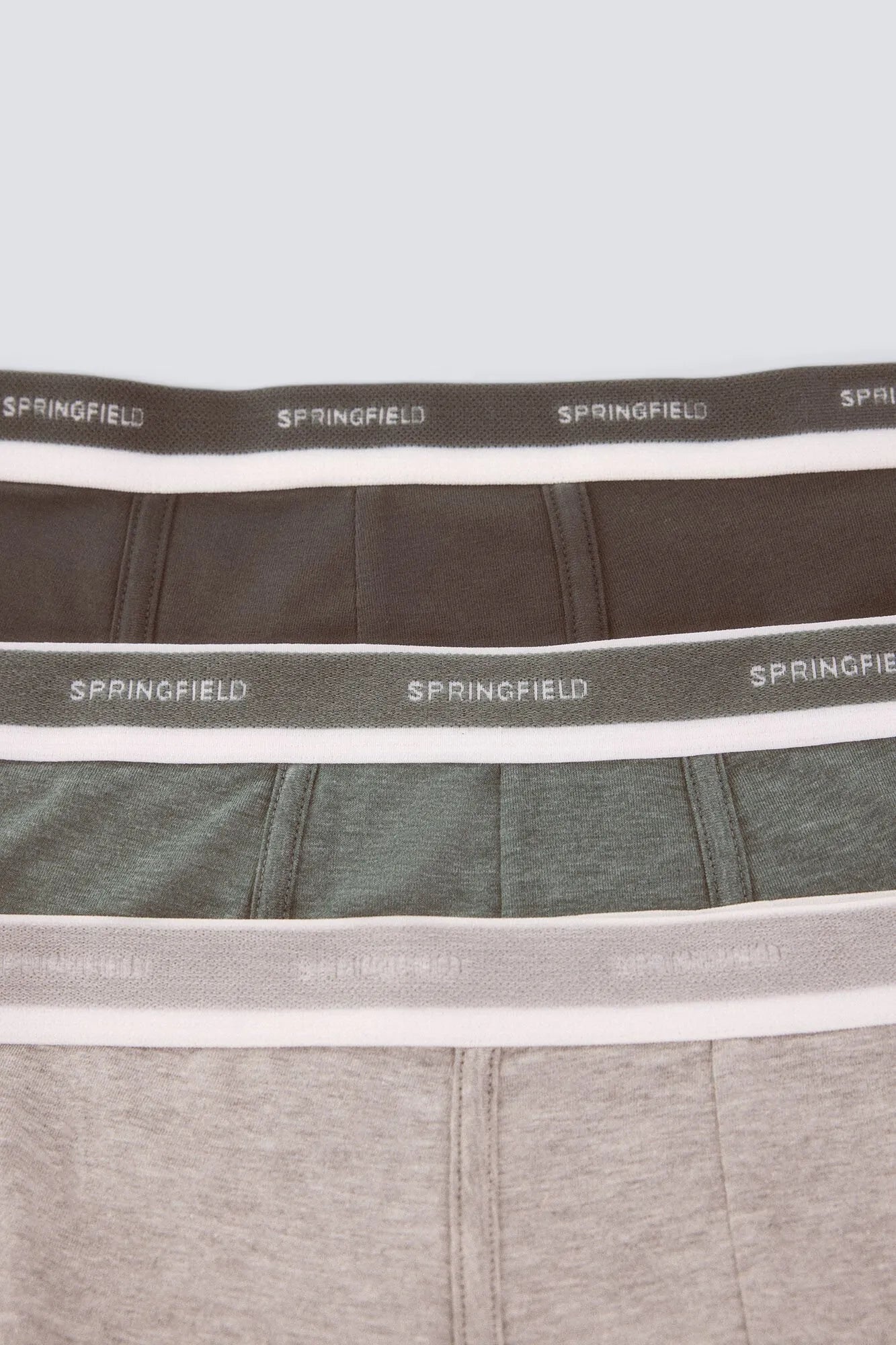 Springfield Blue Men Pack 3 Basic Boxers SKU: 1253364_88 Image 03