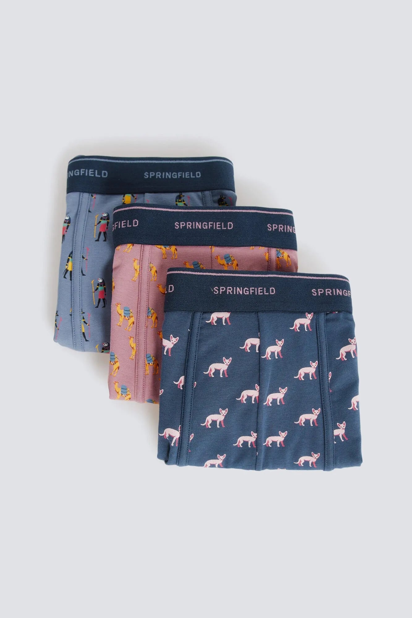 Springfield Red Men Egypt 3-Pack Boxers SKU: 1253370_67 Image 02