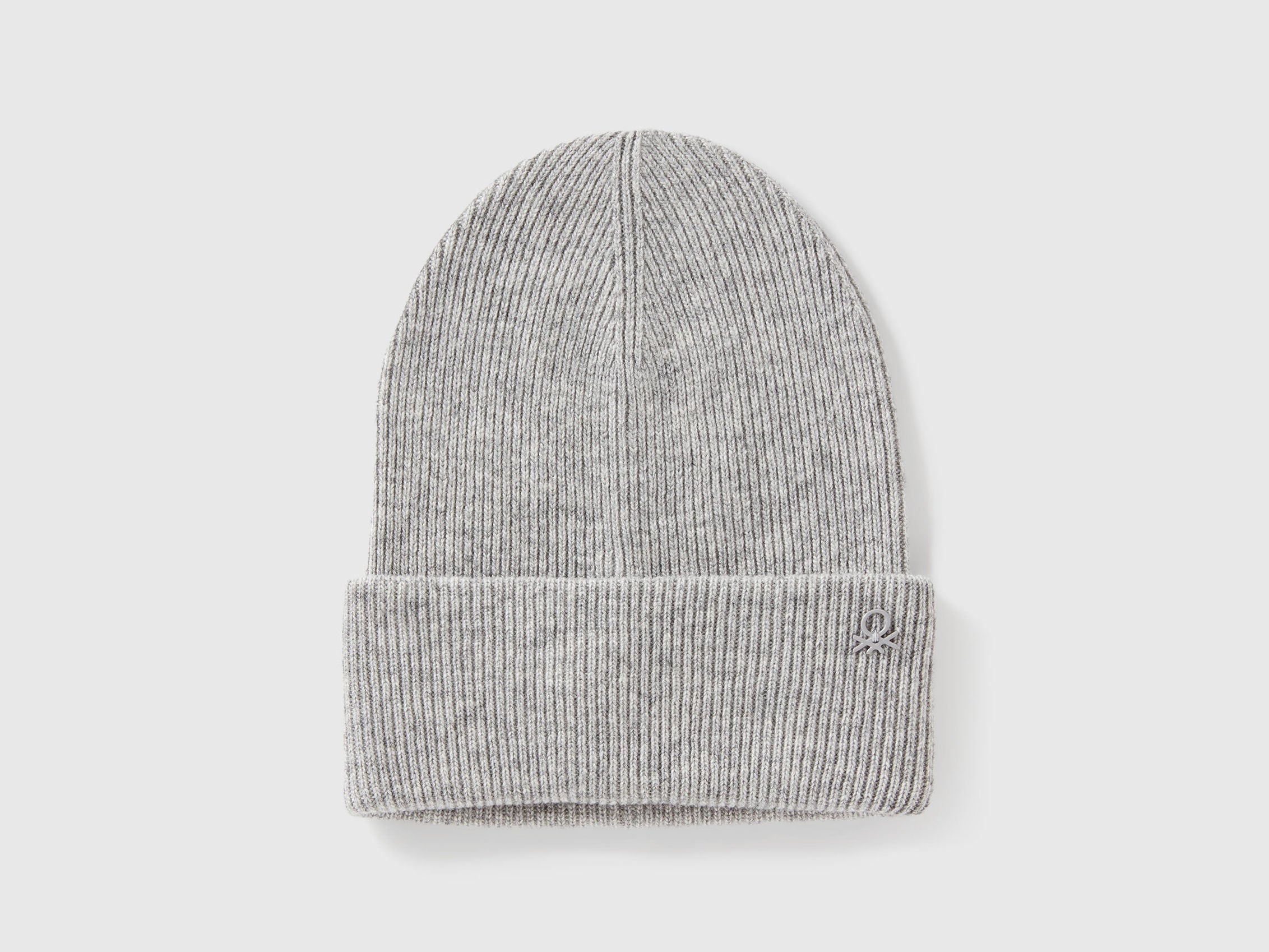 Benetton_Light Gray_Wool Blend Hat_126WCA00X_501_01