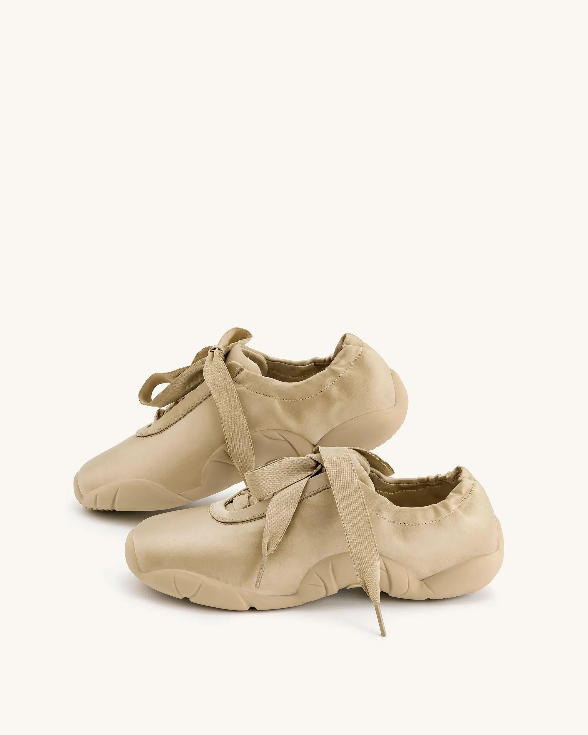 JW PEI Brown Women Flavia Ballerina Sneakers - Brown SKU: 12BS02-31_Brown Image 03