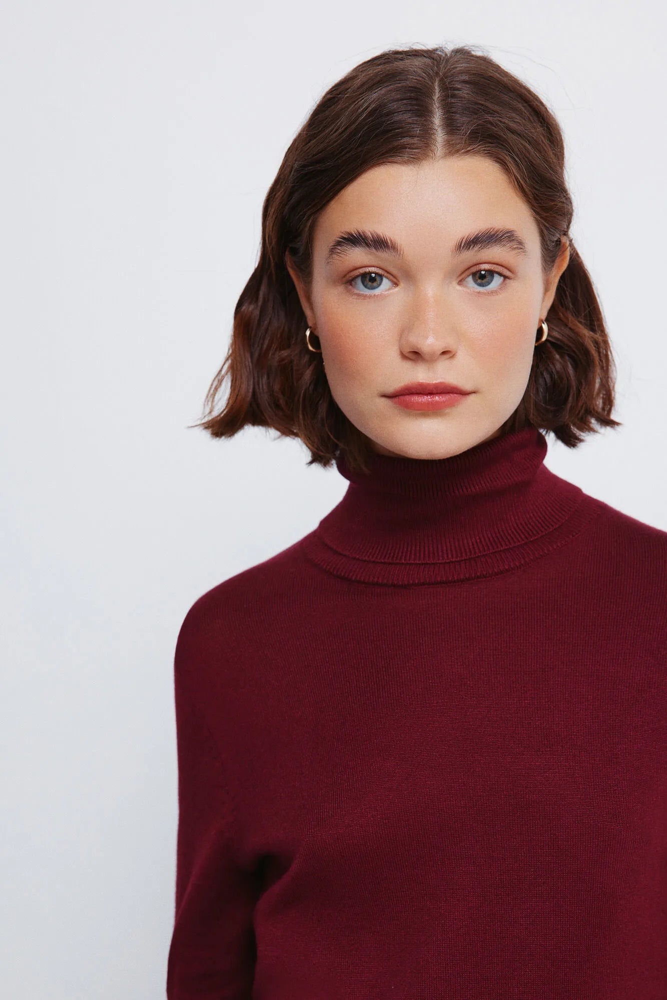 Springfield_black_High Neck Jumper with Buttons and Cuffs_1332580_68_02