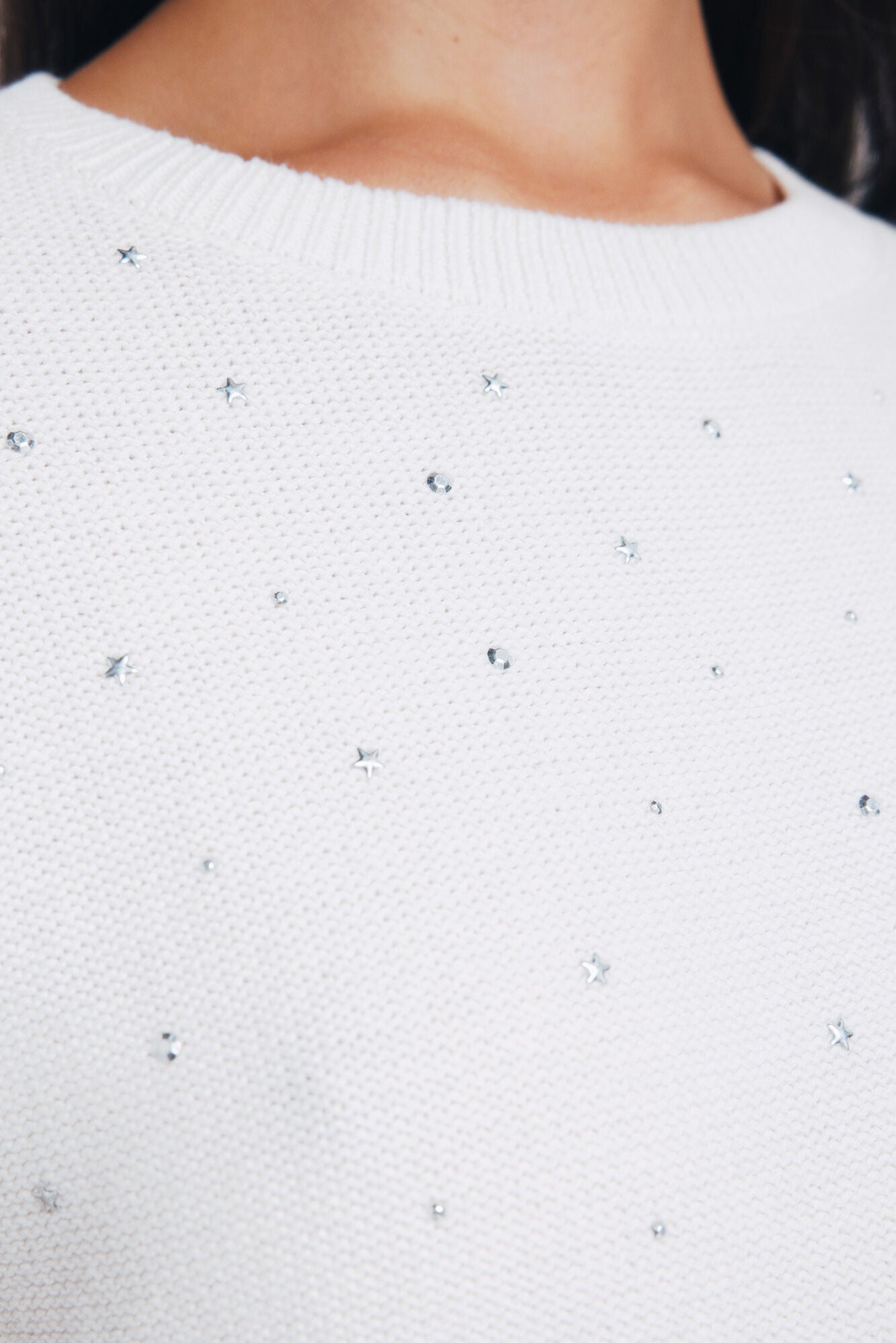 Springfield_Light_Brown_Gradient Crystal Studded Sweater_1332582_32_04