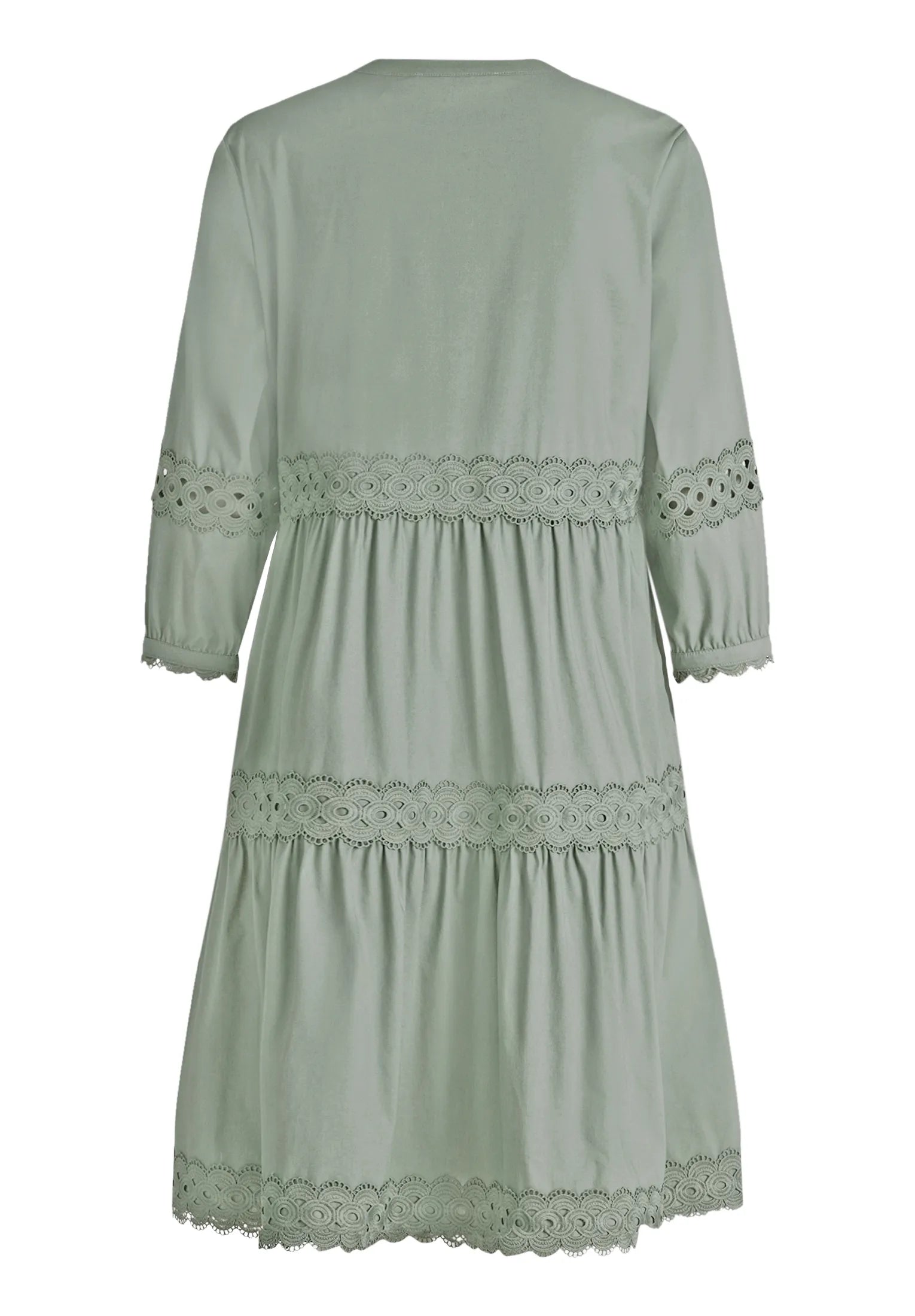 Betty Barclay Lily Pad Women Dress Short 3/4 Sleeve SKU: 1350-3196_5554 Image 05