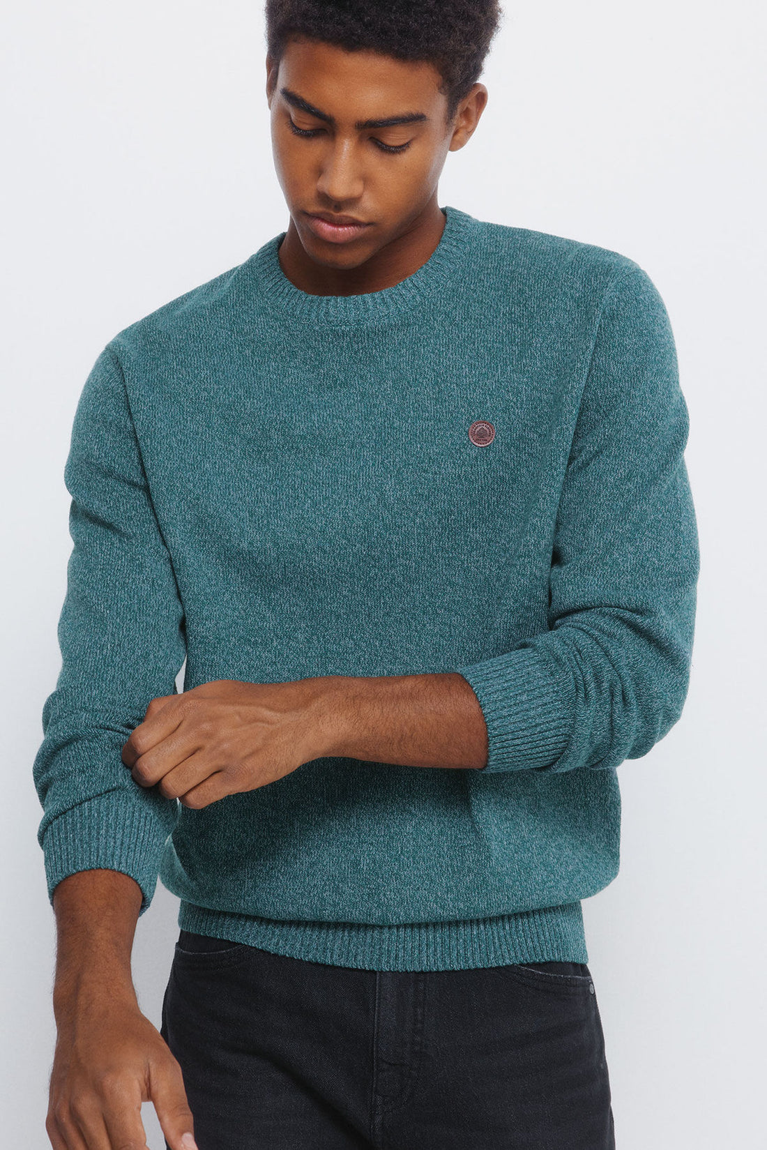 Springfield_Blue/Teal_Plain Fantasy Twisted Jumper_1402508_85_02