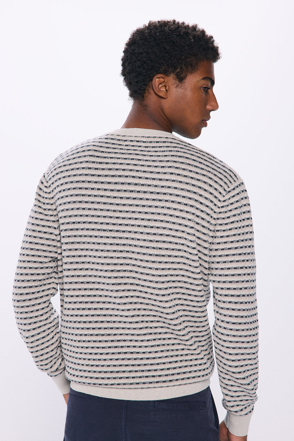 Bicolor Structure Jersey Top_1408820_11_04