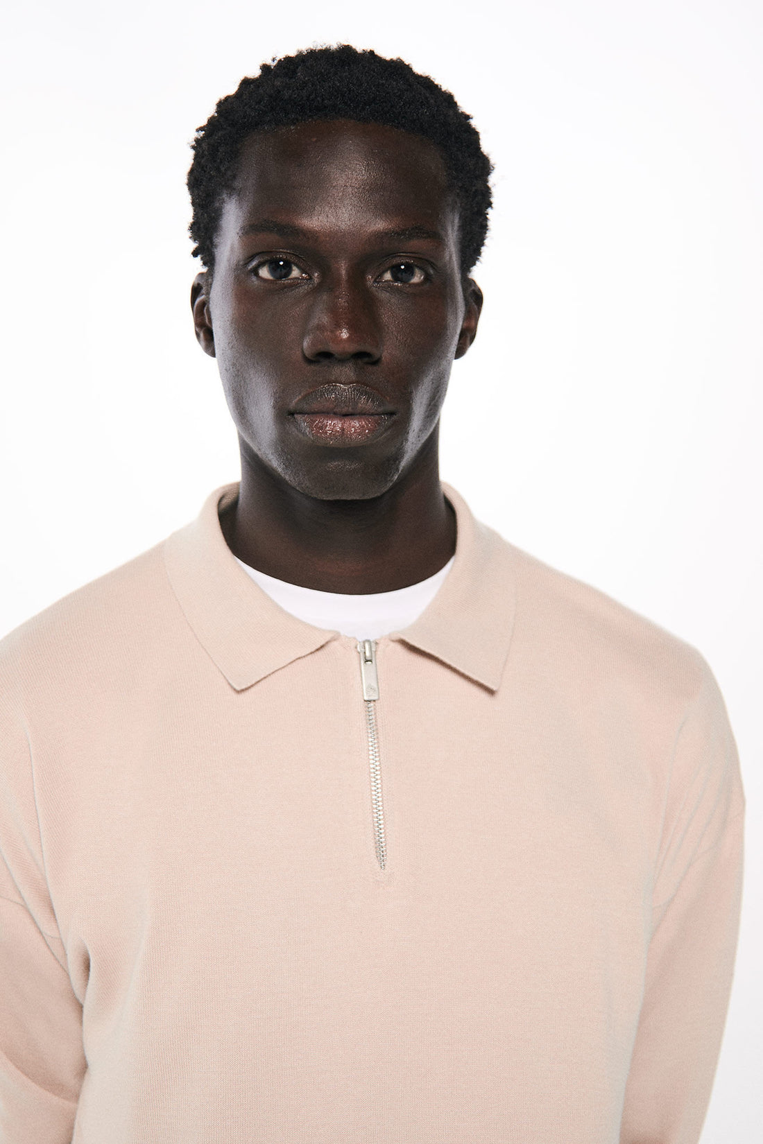 Springfield_Polo Shirt Neck Zip Fastening Jersey_1419682_50_02