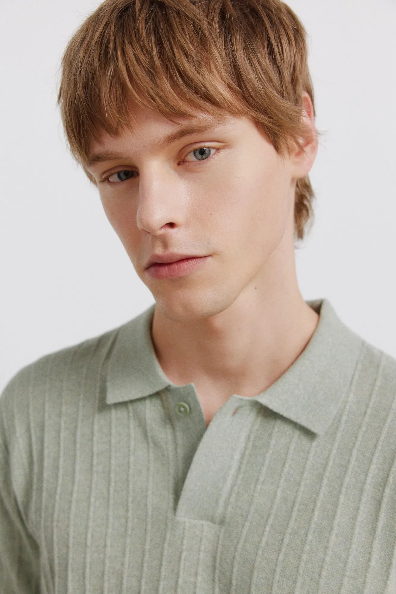 Springfield Green Men Basic Structured Polo Shirt SKU: 1423136_27 Image 03