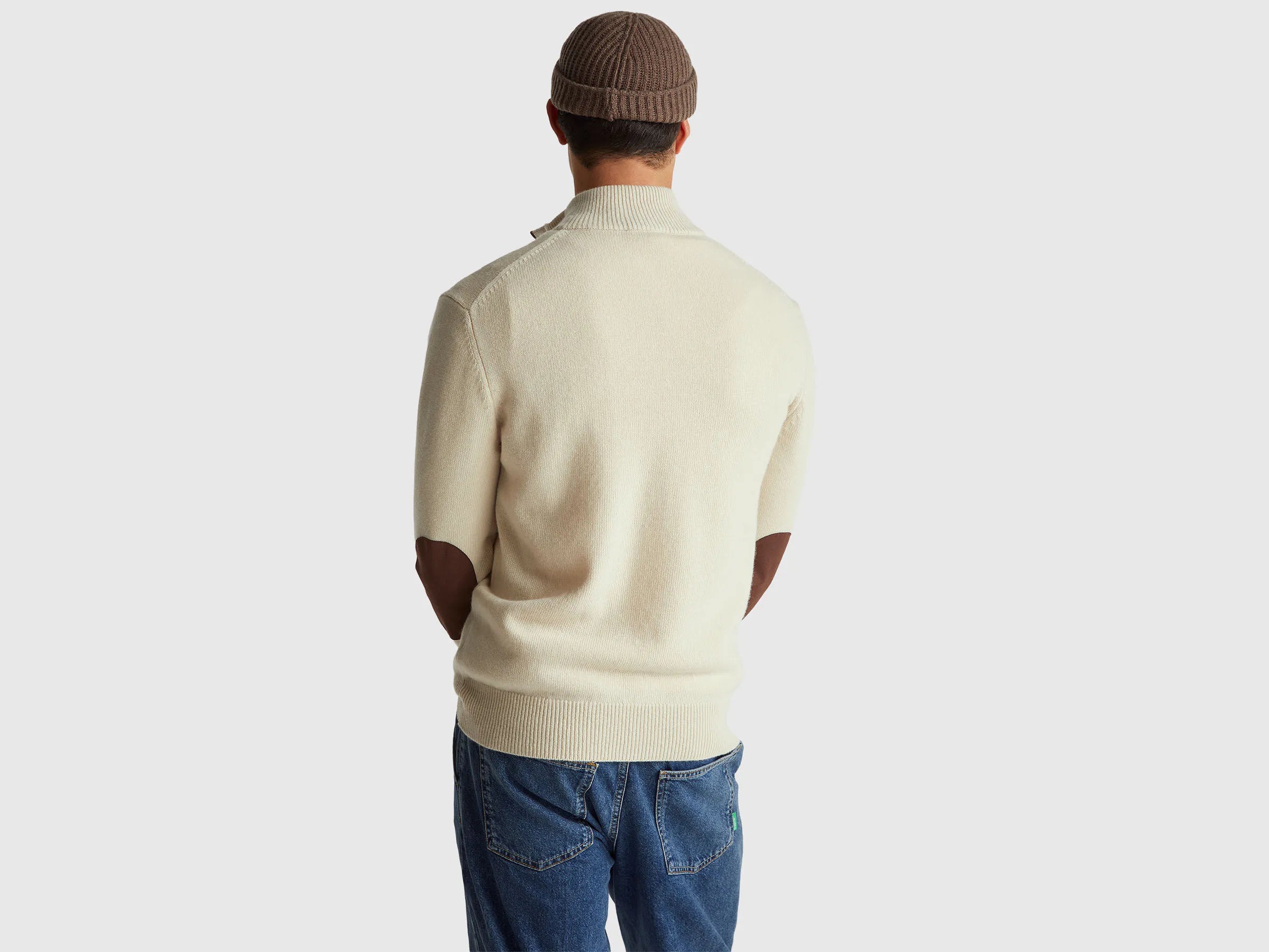 Benetton_Beige_Turtleneck in Wool Blend_1444U2022_152_02