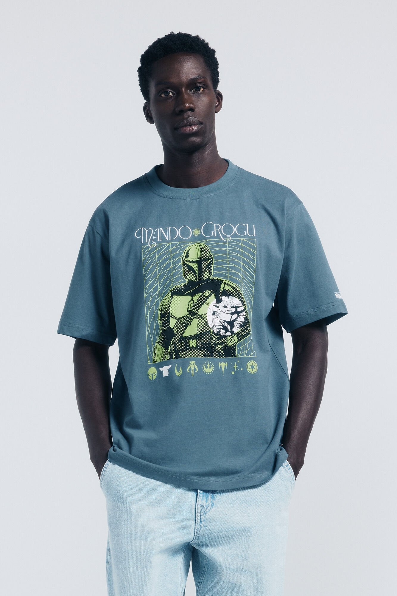 Springfield_Blue_Mando & Grogu T-Shirt_1452589_83_01
