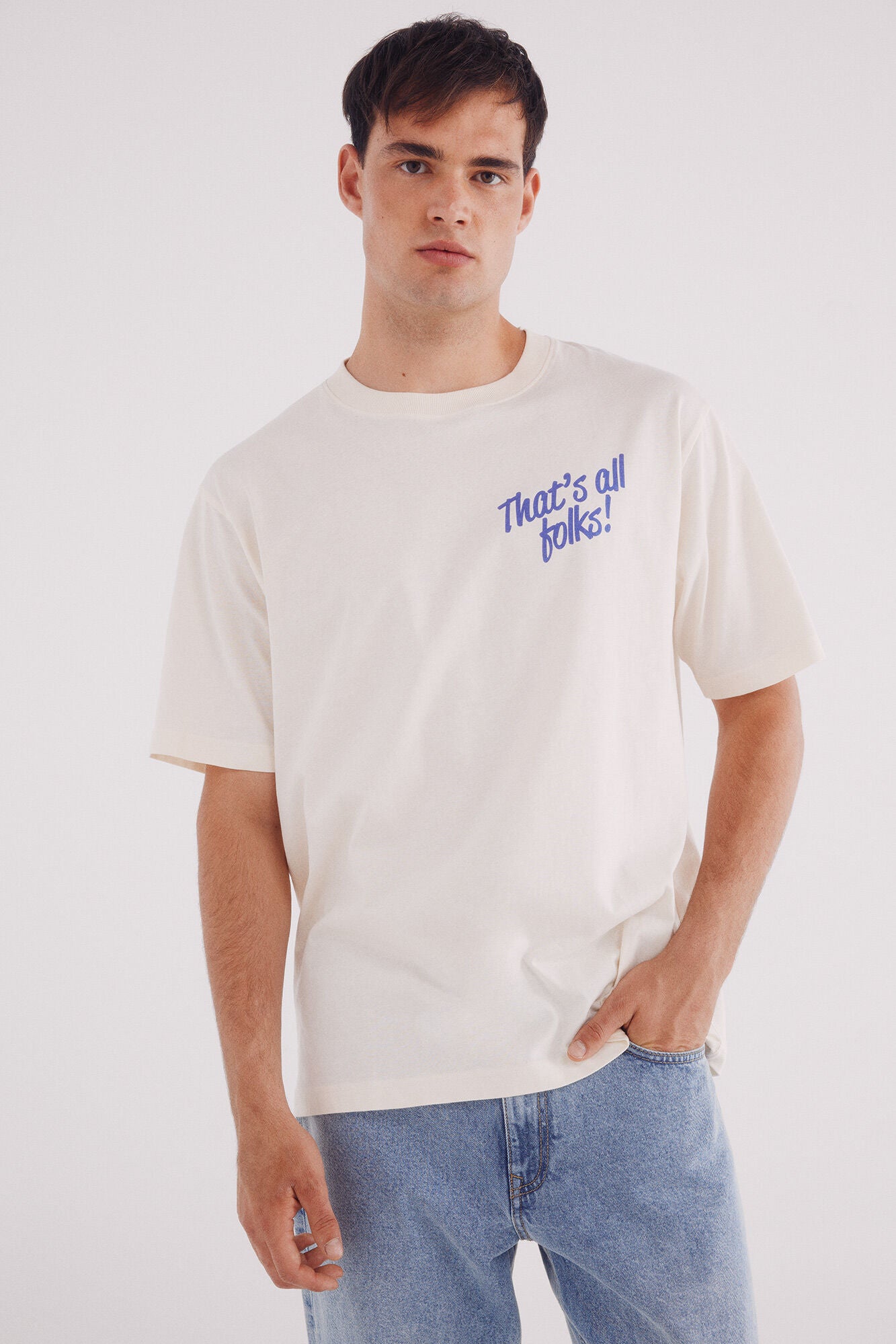 Springfield_White_Looney Tunes T-Shirt_1452590_97_01