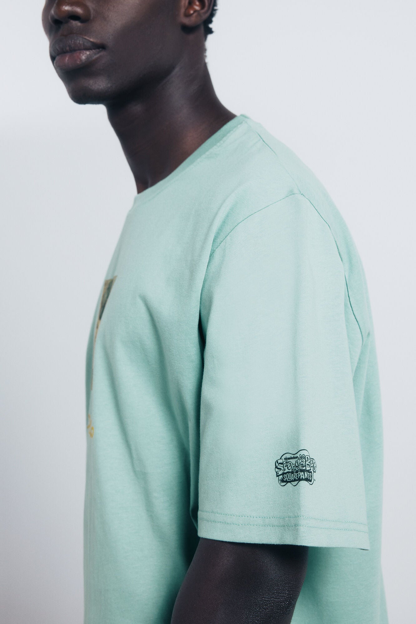 Springfield_Green_Spongebob Van Gogh T-Shirt_1452602_27_04