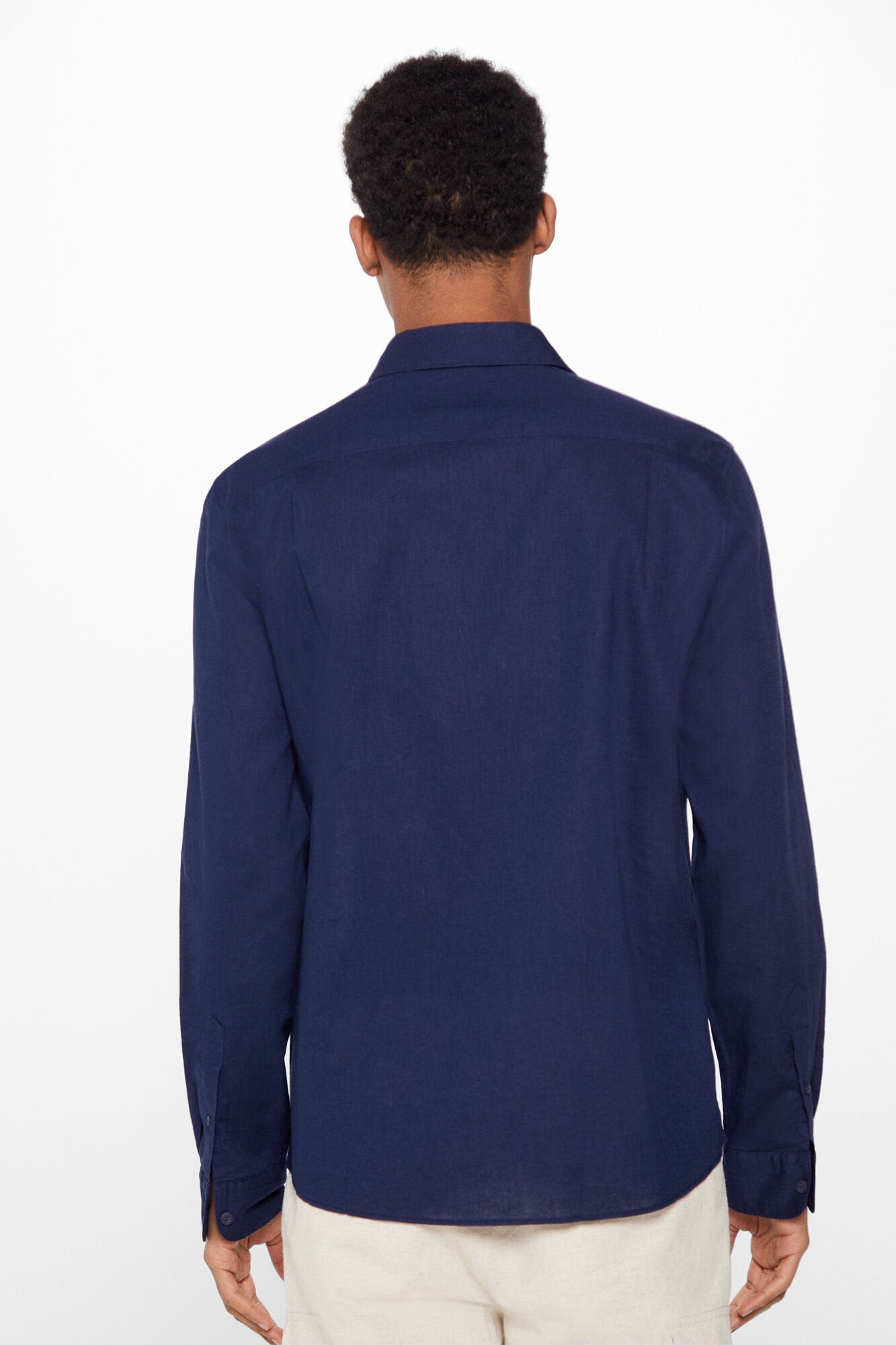 Linen Blend Button Down Shirt_1507731_11_04