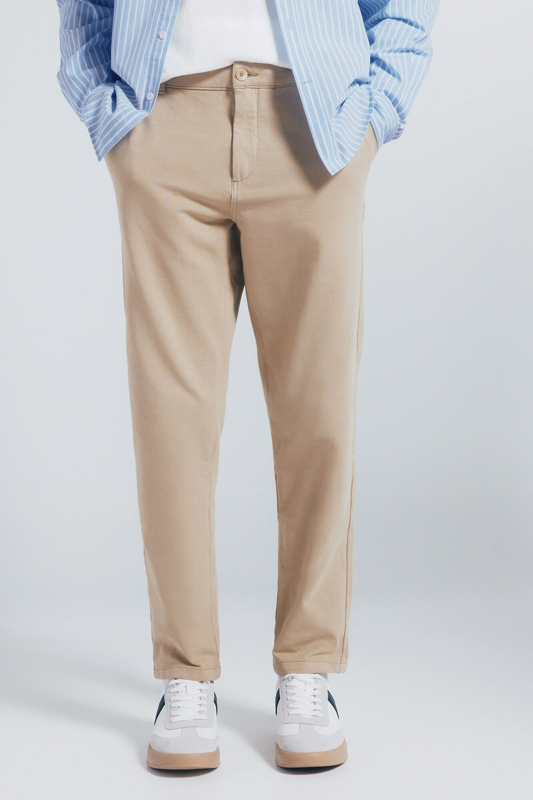 Springfield_Beige_Slim Fit Comfort Chinos_1552726_11_02