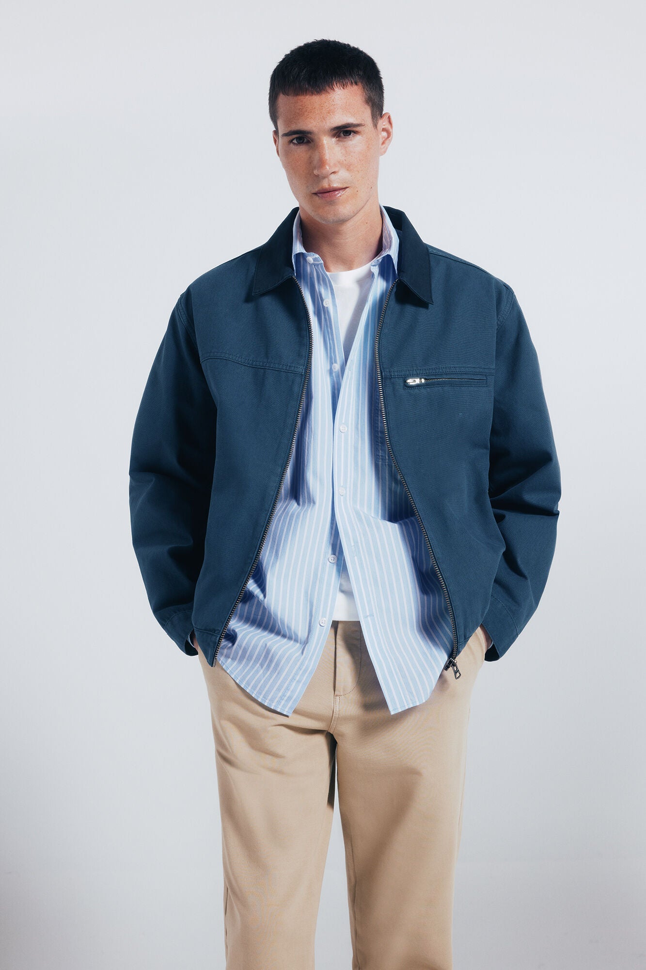 Springfield_Beige_Slim Fit Comfort Chinos_1552726_11_03