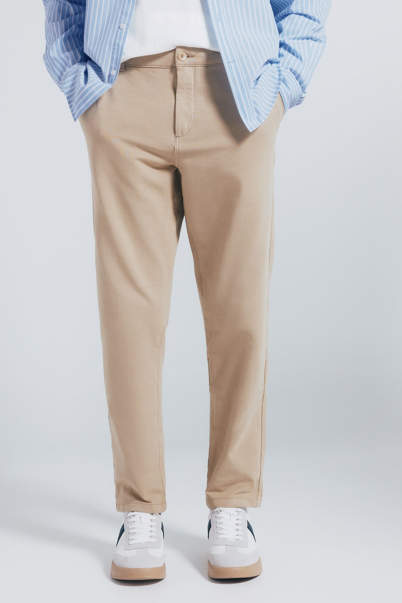 Springfield_Beige_Slim Fit Comfort Chinos_1552726_52_02