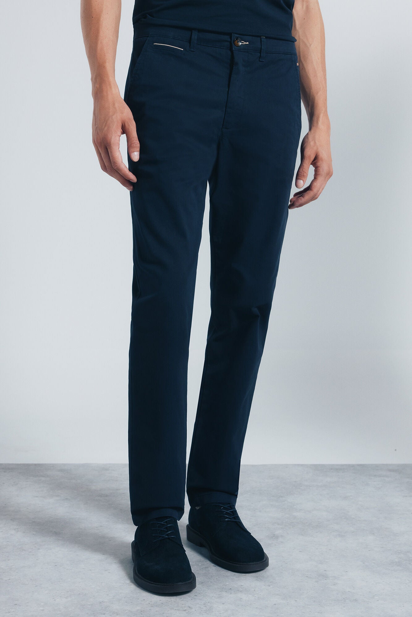 Springfield_Blue_Slim Fit Washed Trousers_1552731_11_02