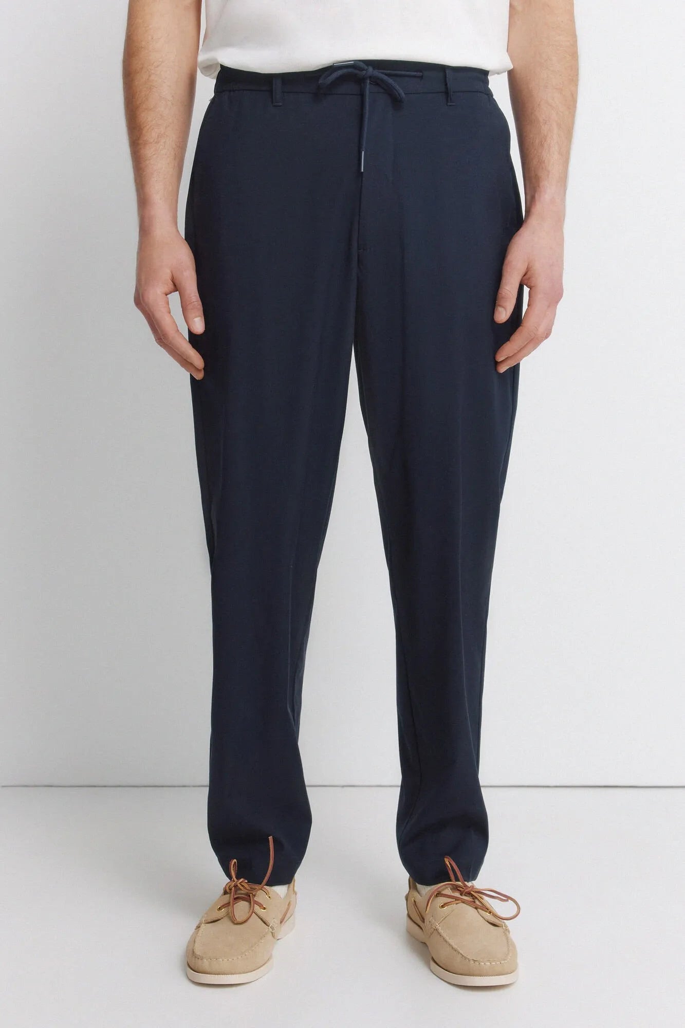 Springfield Blue Men Straight Relaxed Fit Trousers SKU: 1553726_11 Image 02