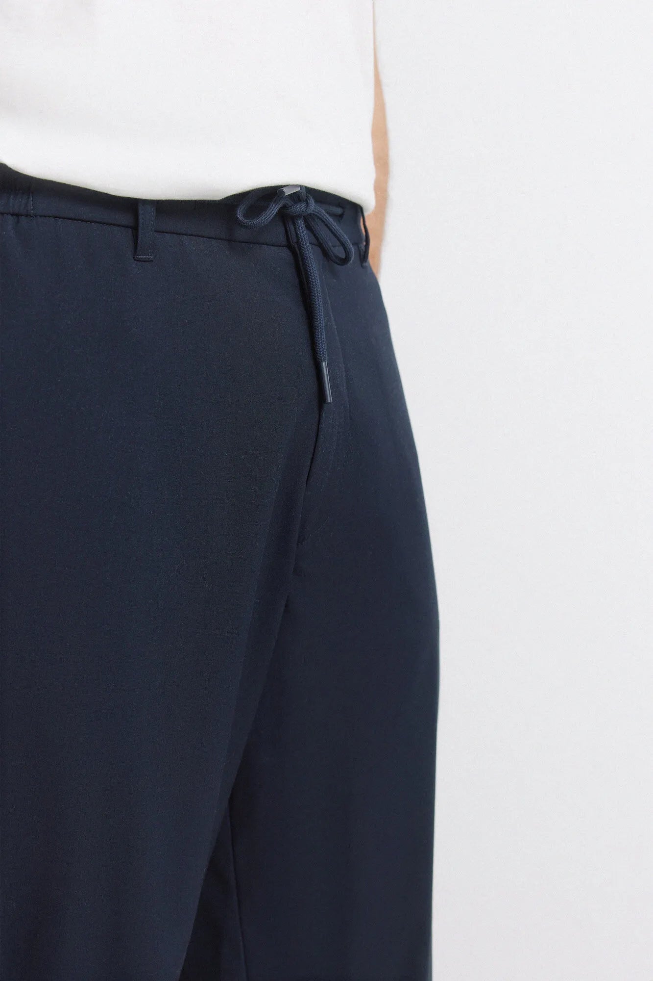 Springfield Blue Men Straight Relaxed Fit Trousers SKU: 1553726_11 Image 04