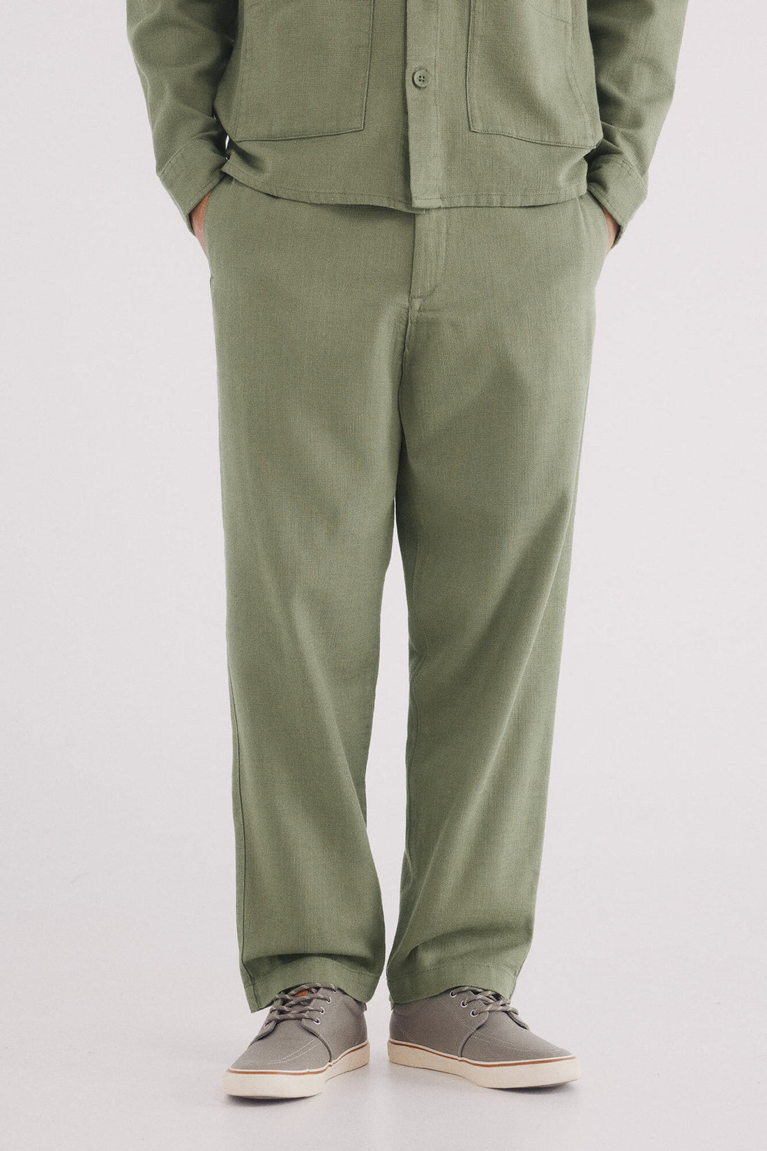 Springfield_Straight Fit Dobby Trousers_1559340_93_02