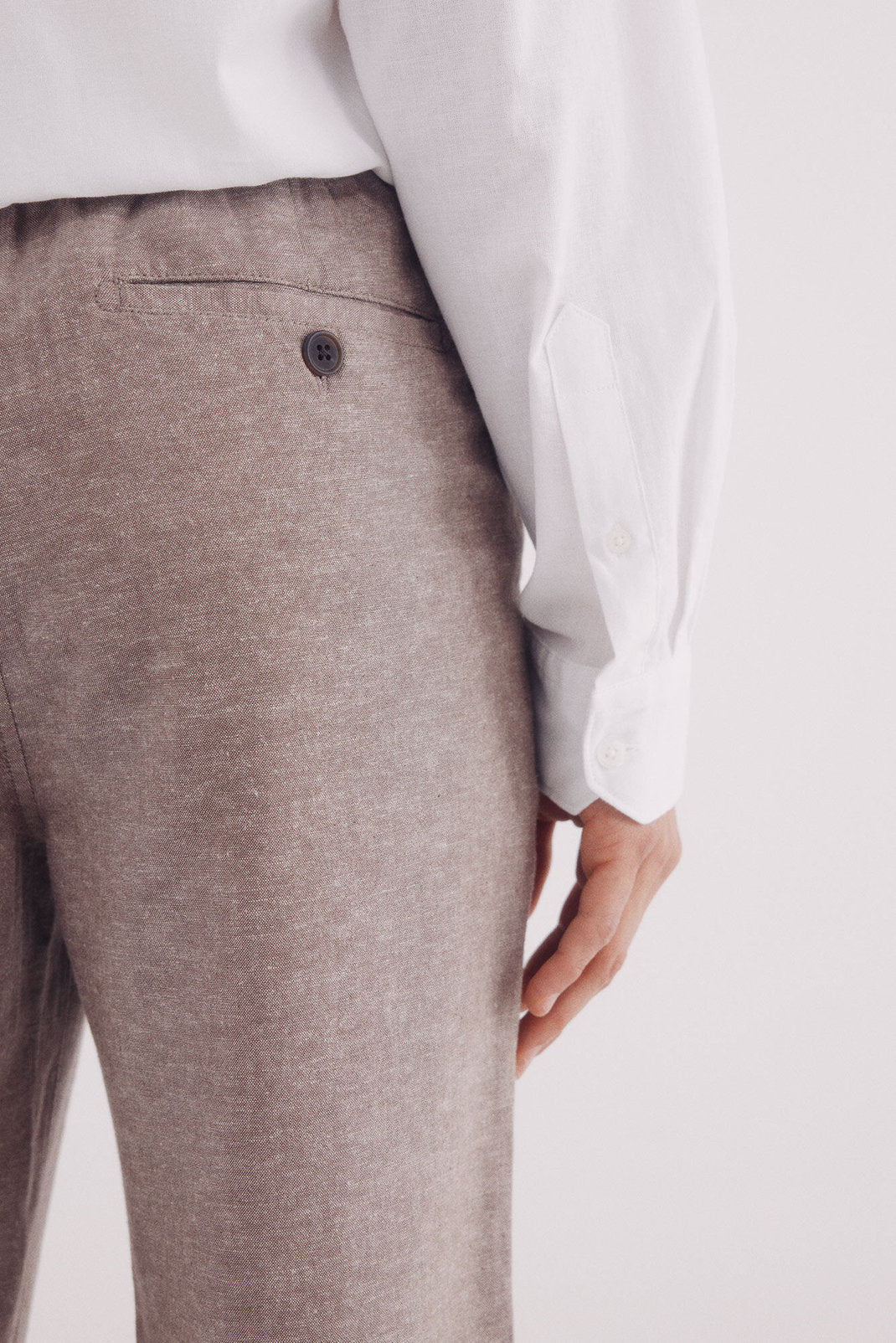 Springfield_Slim Fit Linen Chinos Trousers_1559348_35_05