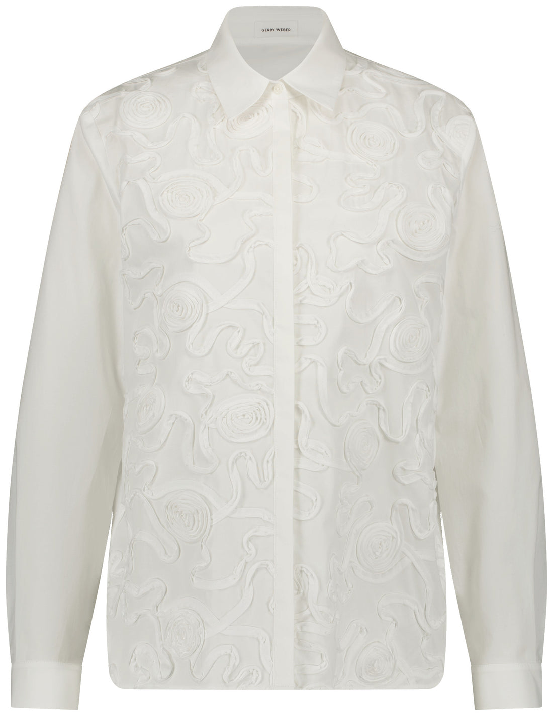 Gerry Weber_White/White_Blouse 1/1 Sleeve_160105-54083_99600_01