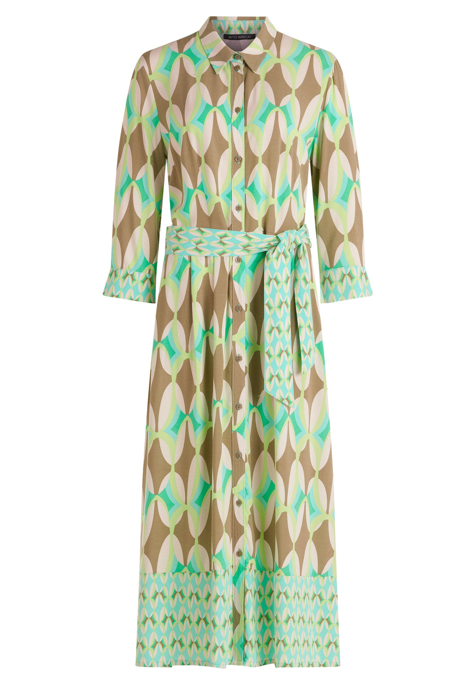 Betty Barclay_Flared Shirt Blouse Dress_1668-1124_5856_04