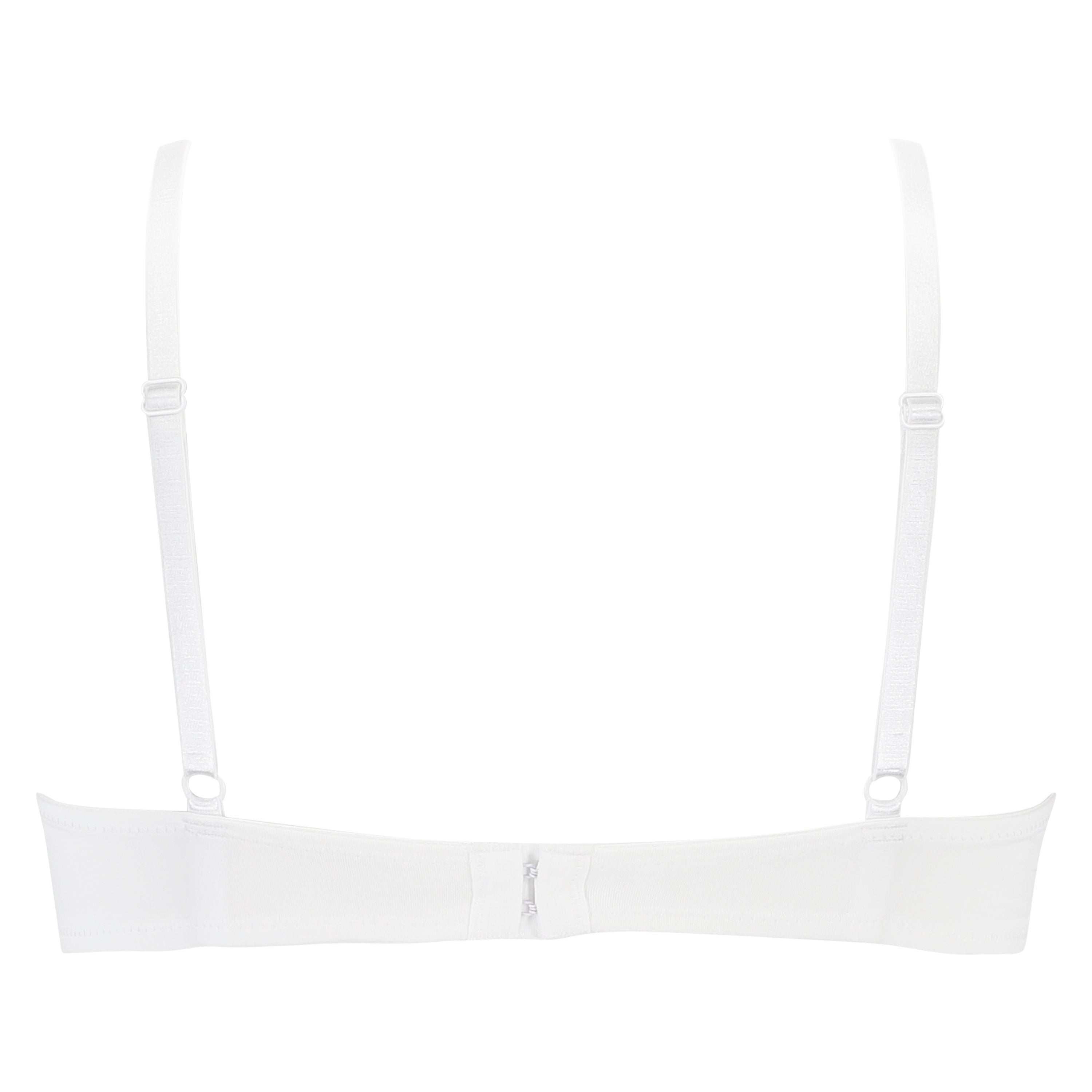 P&M Plunge Push Up Bra In Different Cup Sizes_166939_White_02