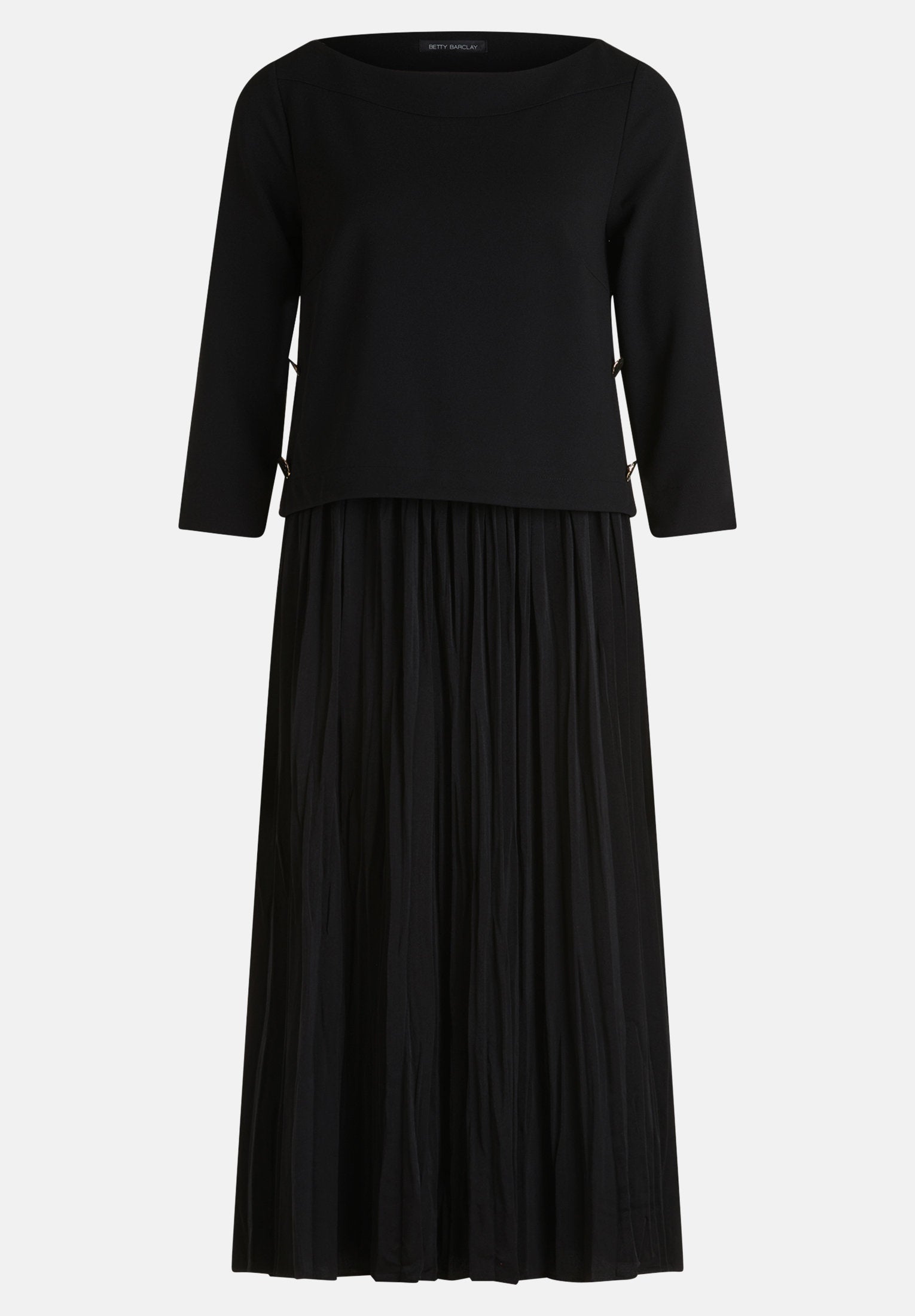 Betty Barclay_Jersey Dress with Pleats_1677-2420_9045_03