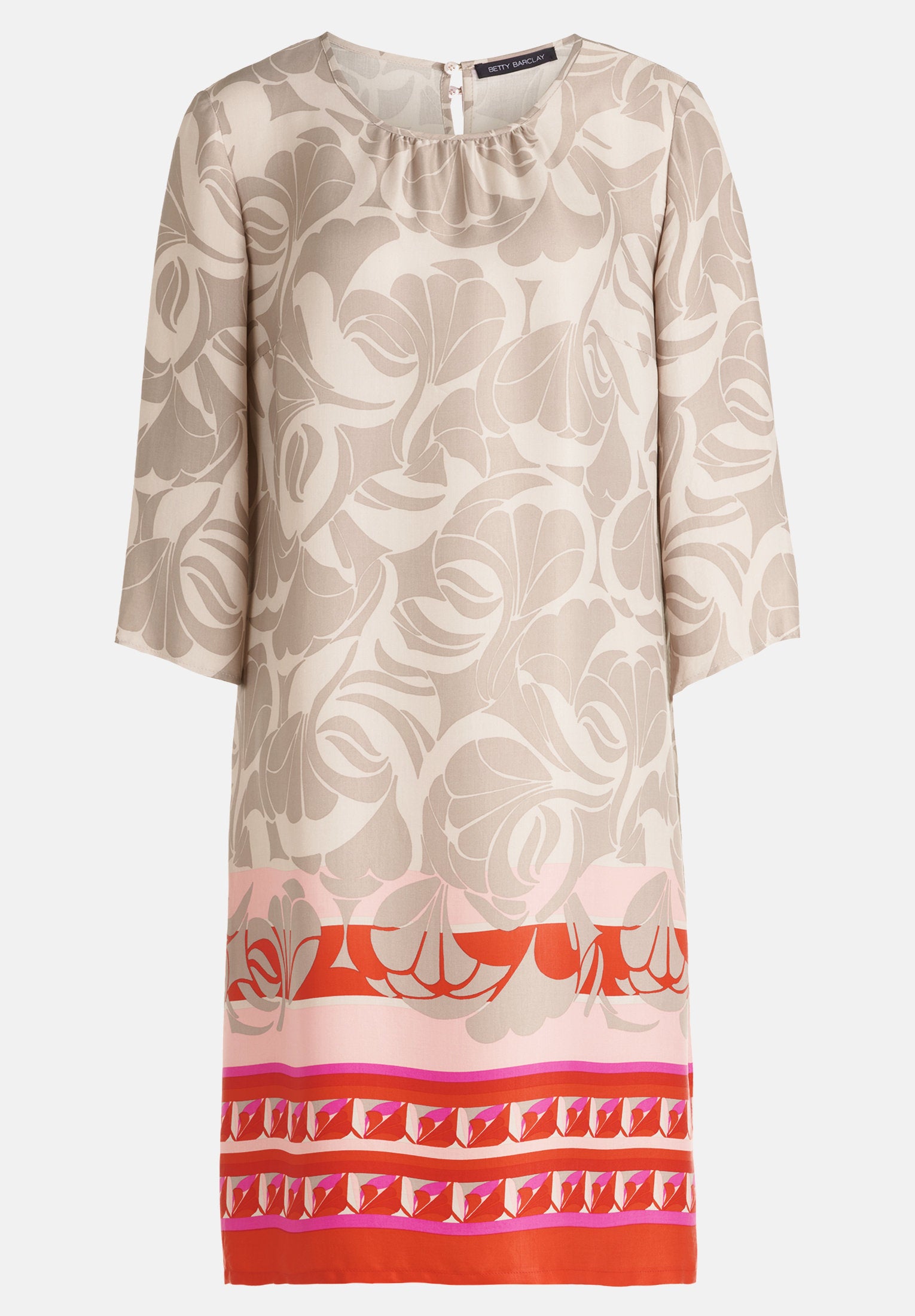 Betty Barclay_Summer Dress with a Crew Neck_1691-1139_7846_05