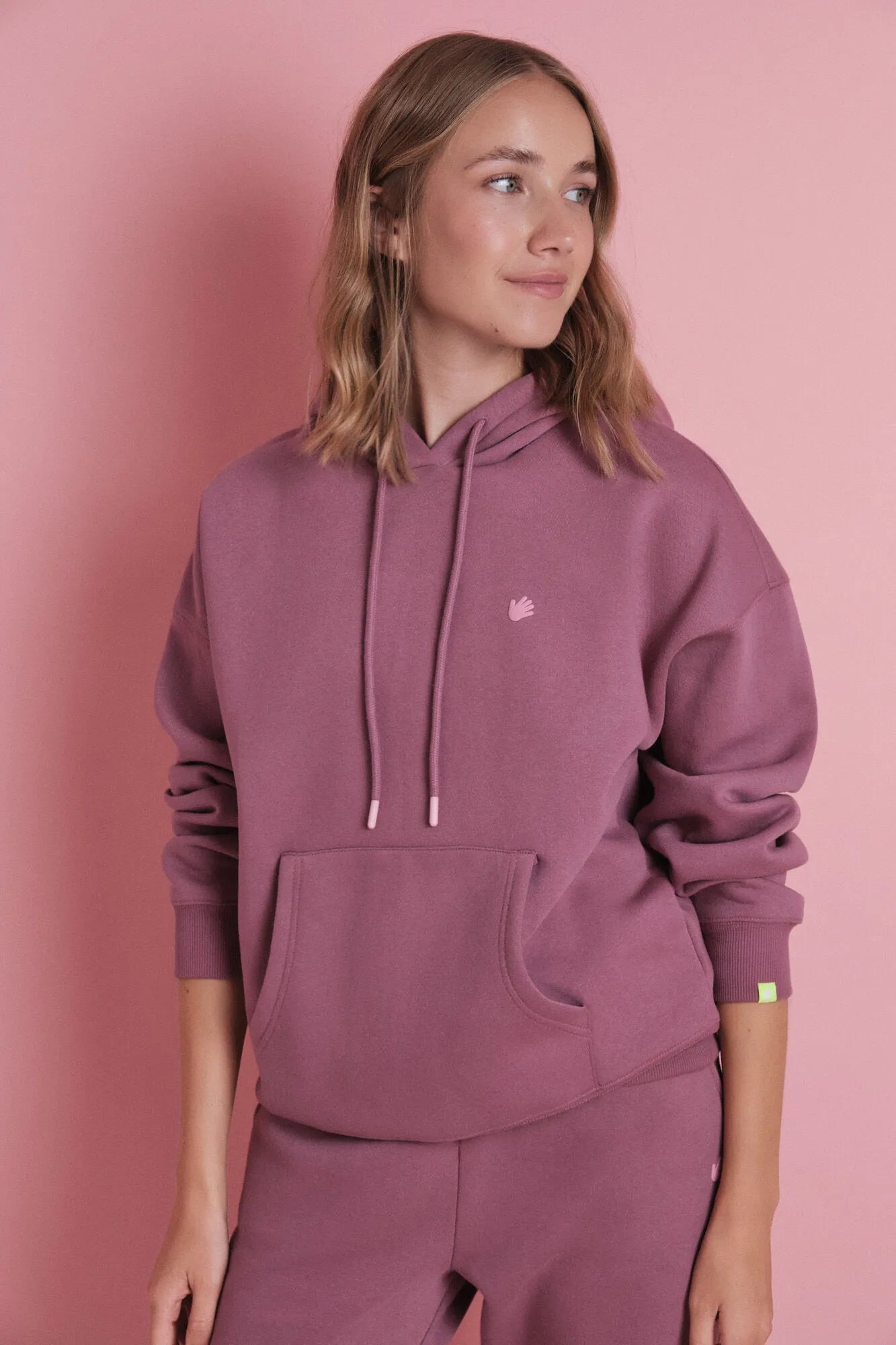 Women Secret_Pink_Pink Hood Sweatshirt with Logo_1692021_72_01
