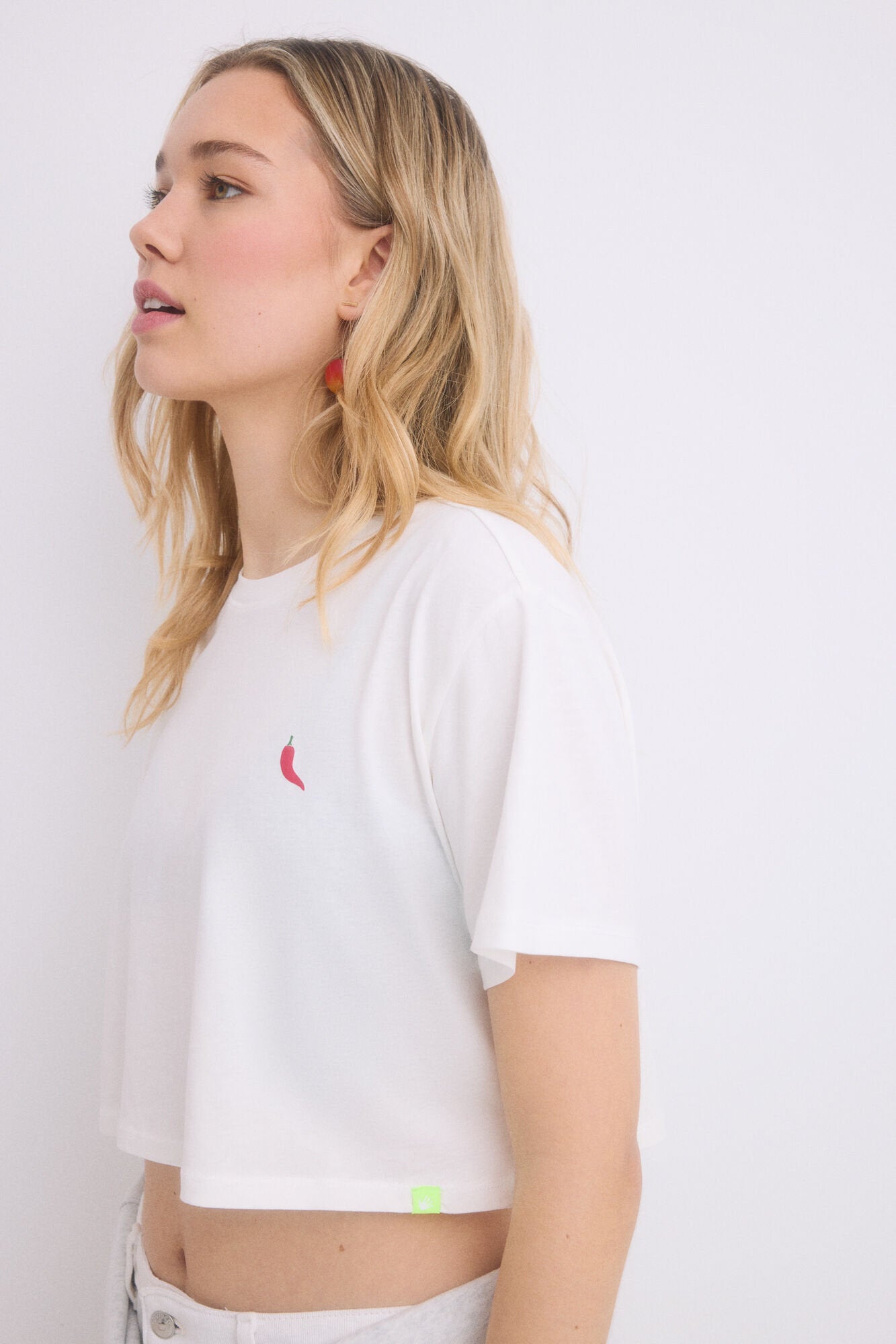 Women Secret_100% Cotton Yellow T-Shirt_1699111_96_04