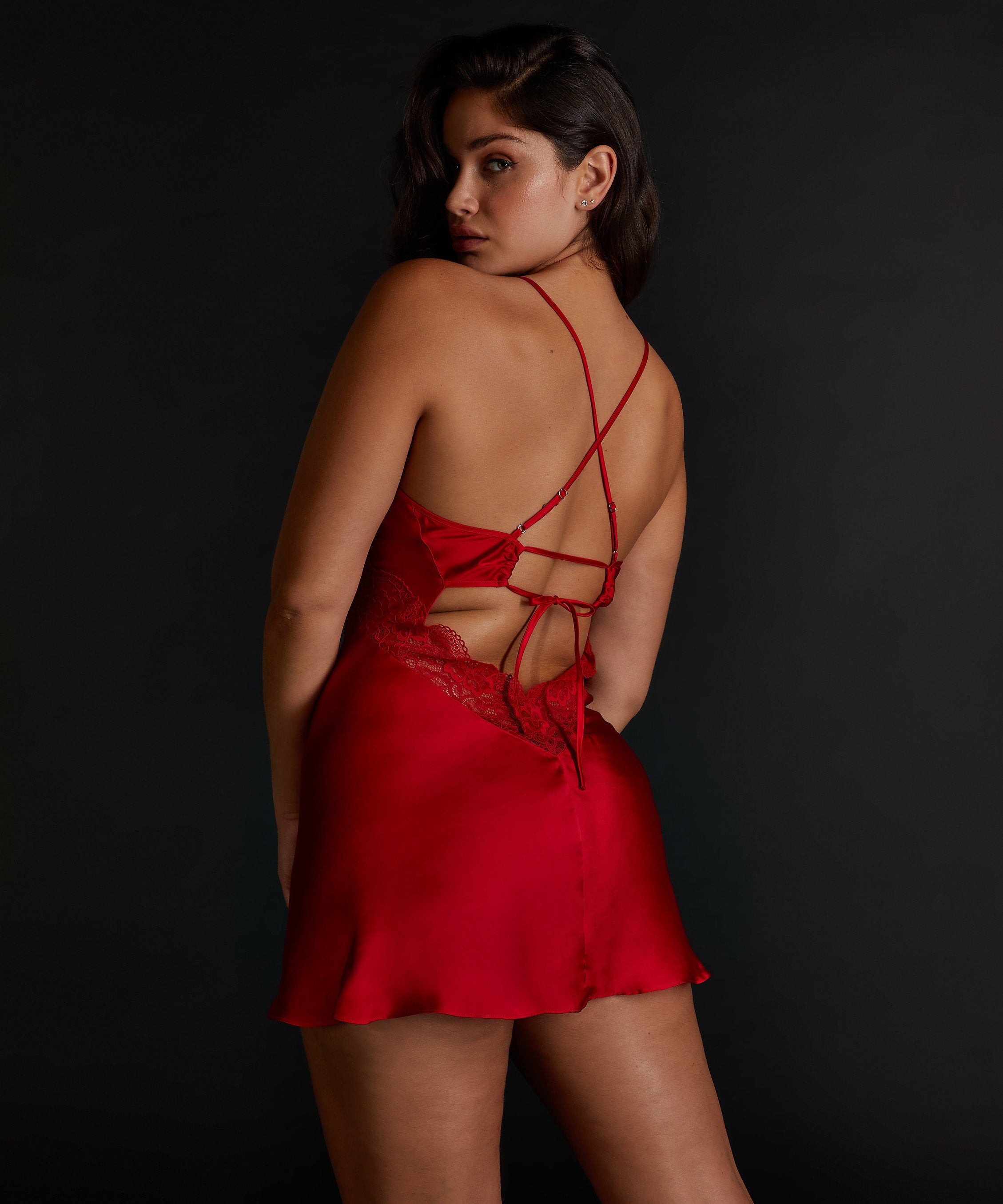 Babydoll Satin Nina_171839_Tango Red_03