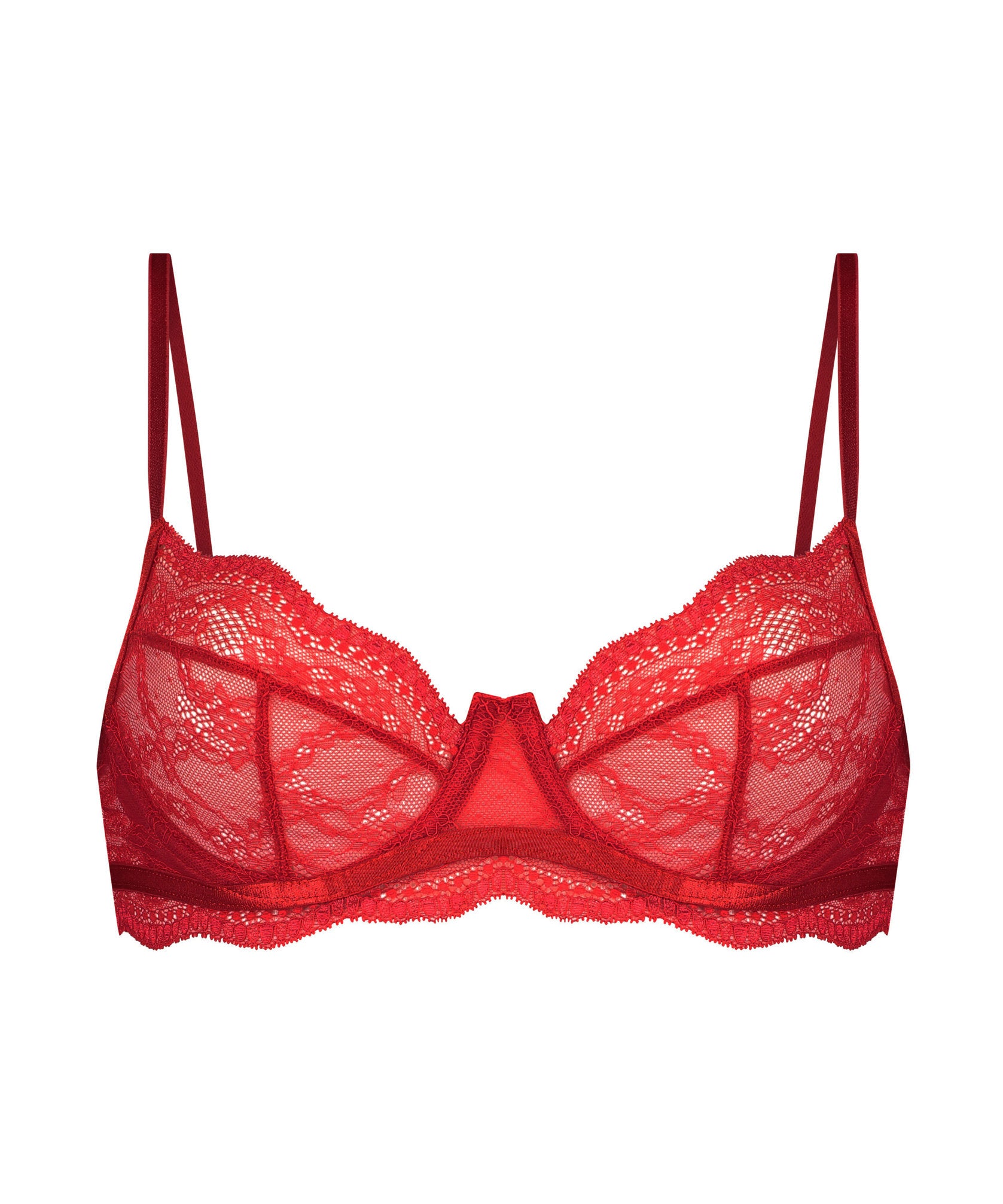 Isabelle Push Up Bra In Different Cup Sizes_184807_Tango Red_01