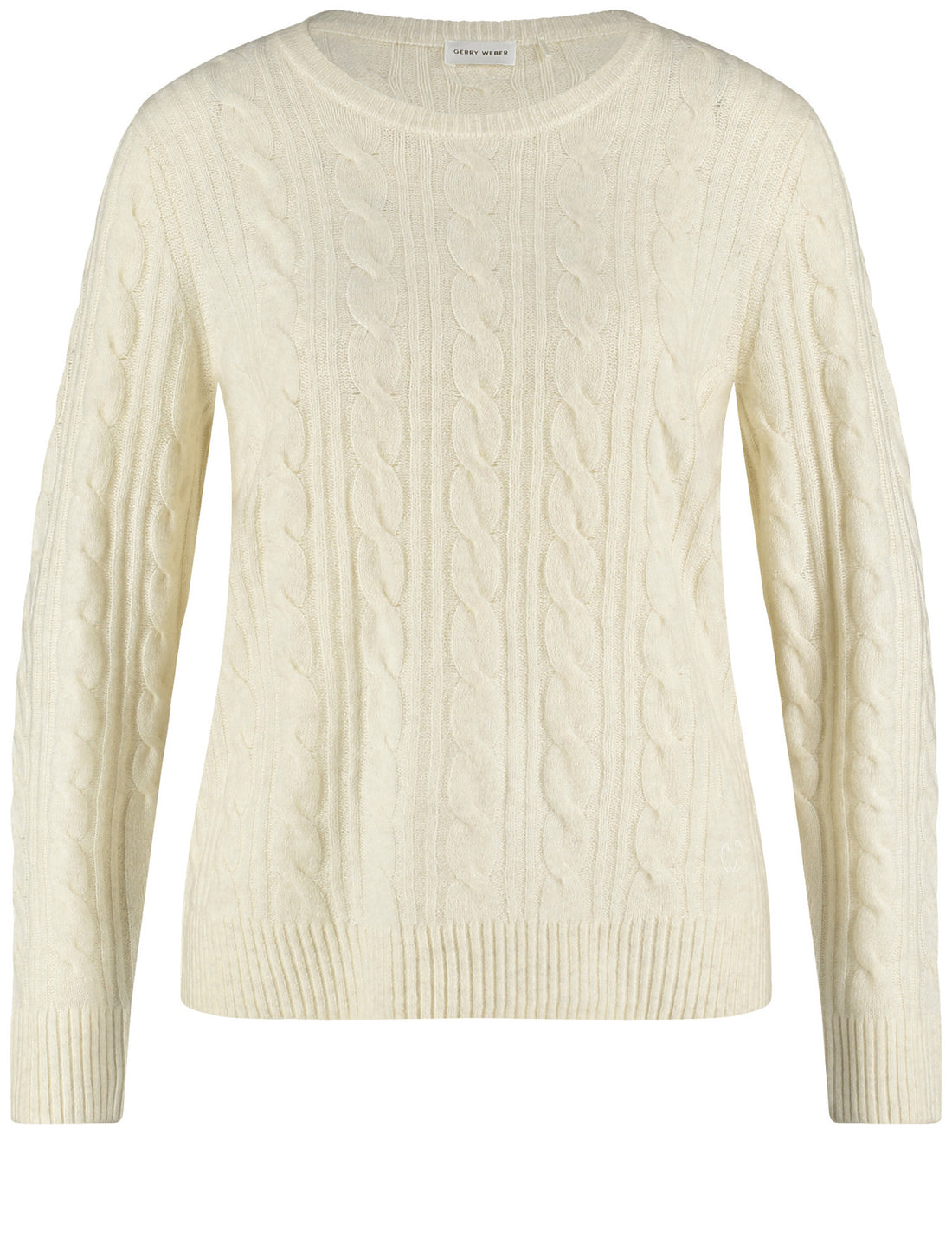 Gerry Weber_Antique White Melange_Pullover 1/1 Sleeve_190038-57026_901250_01
