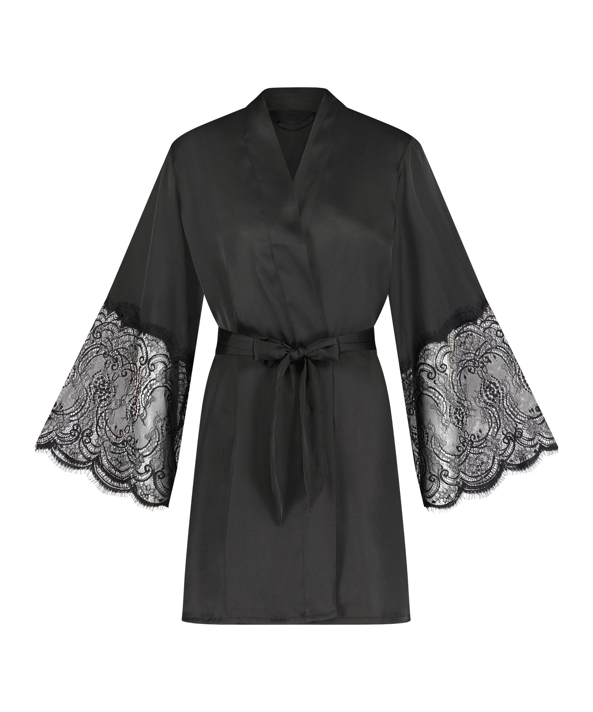Kimono Satin Lace_192552_Black_01