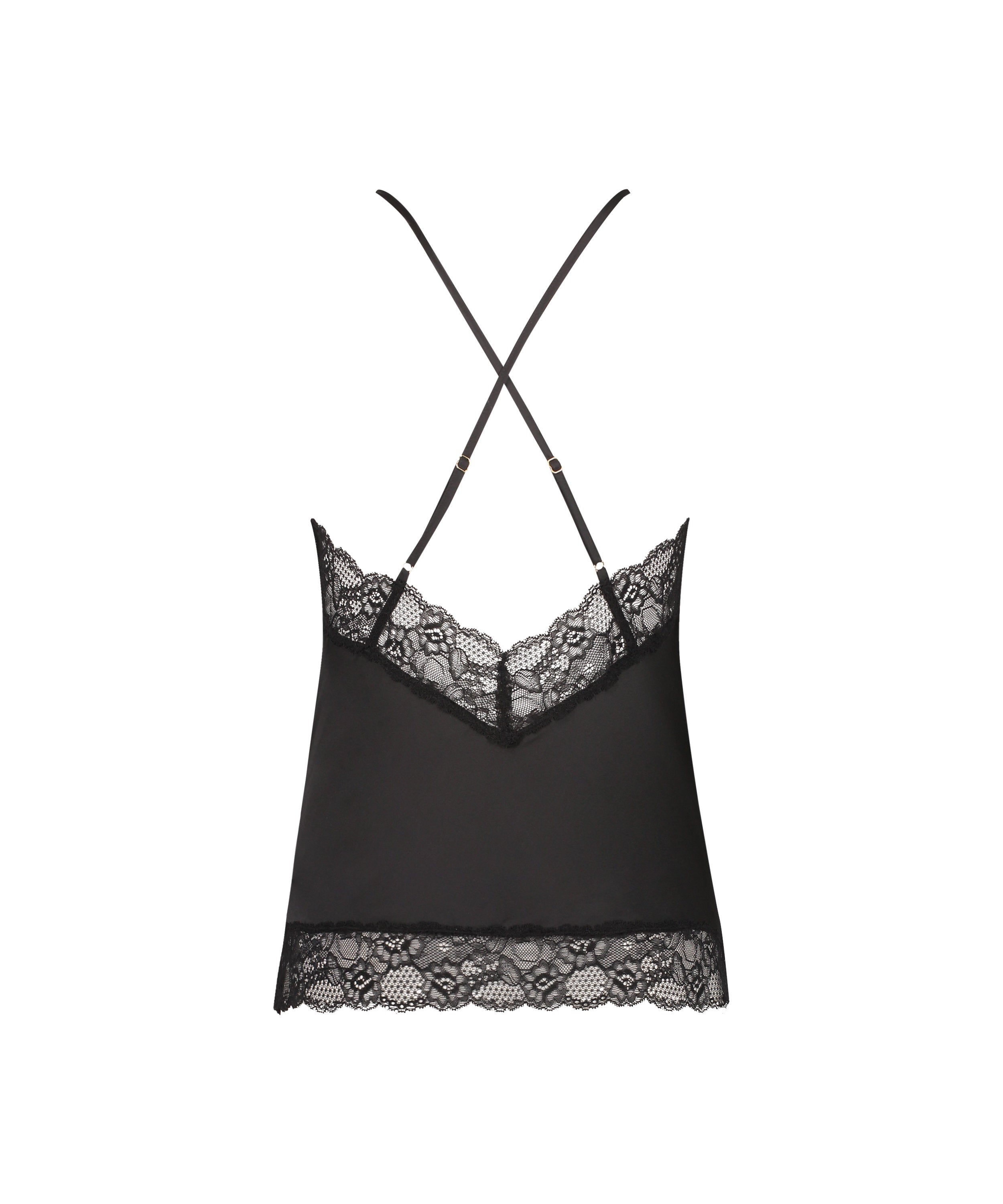 Meili Satin Camisole Top_194798_Black_05