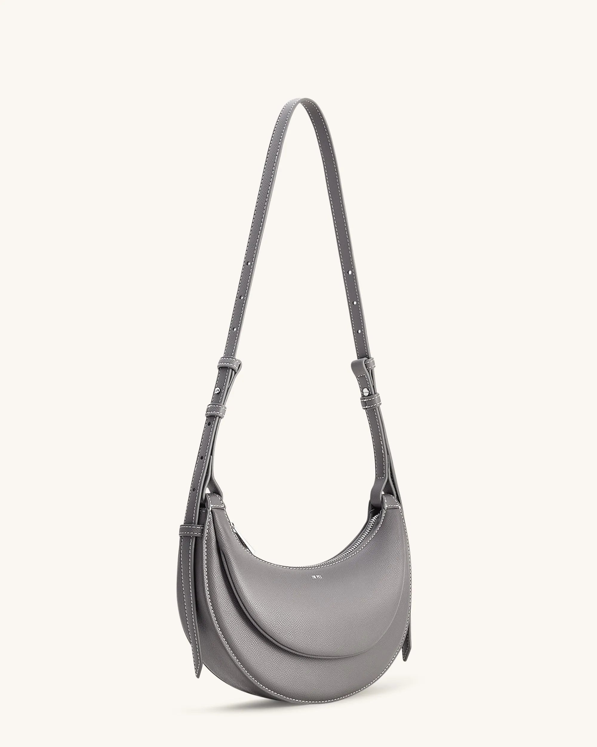 JW PEI Grey Women Sharon Crossbody Bag - Grey SKU: 1C131-9_Grey Image 02
