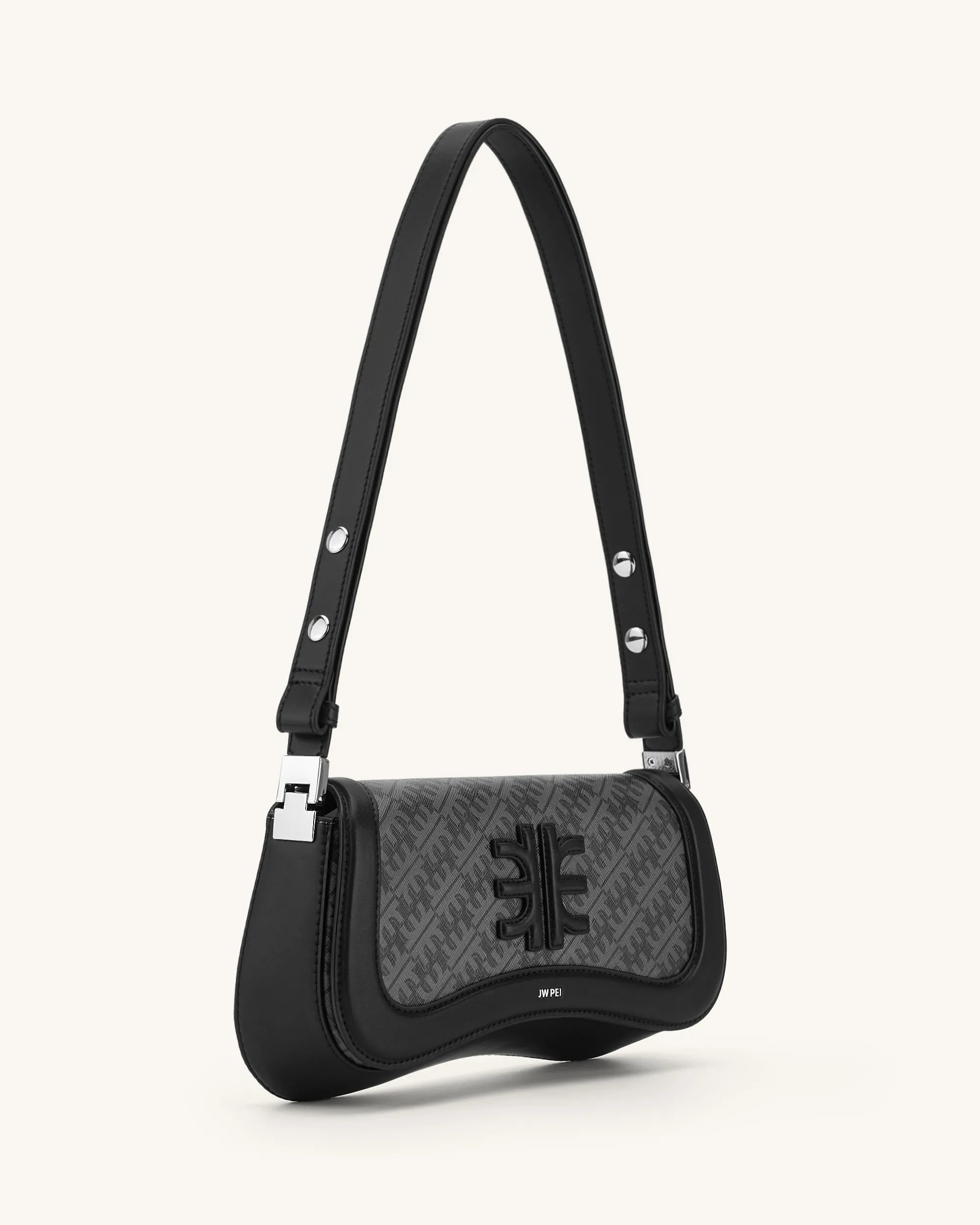 JW PEI_Iron Black_Fei Joy Shoulder Bags_1C56-12_Iron Black_03