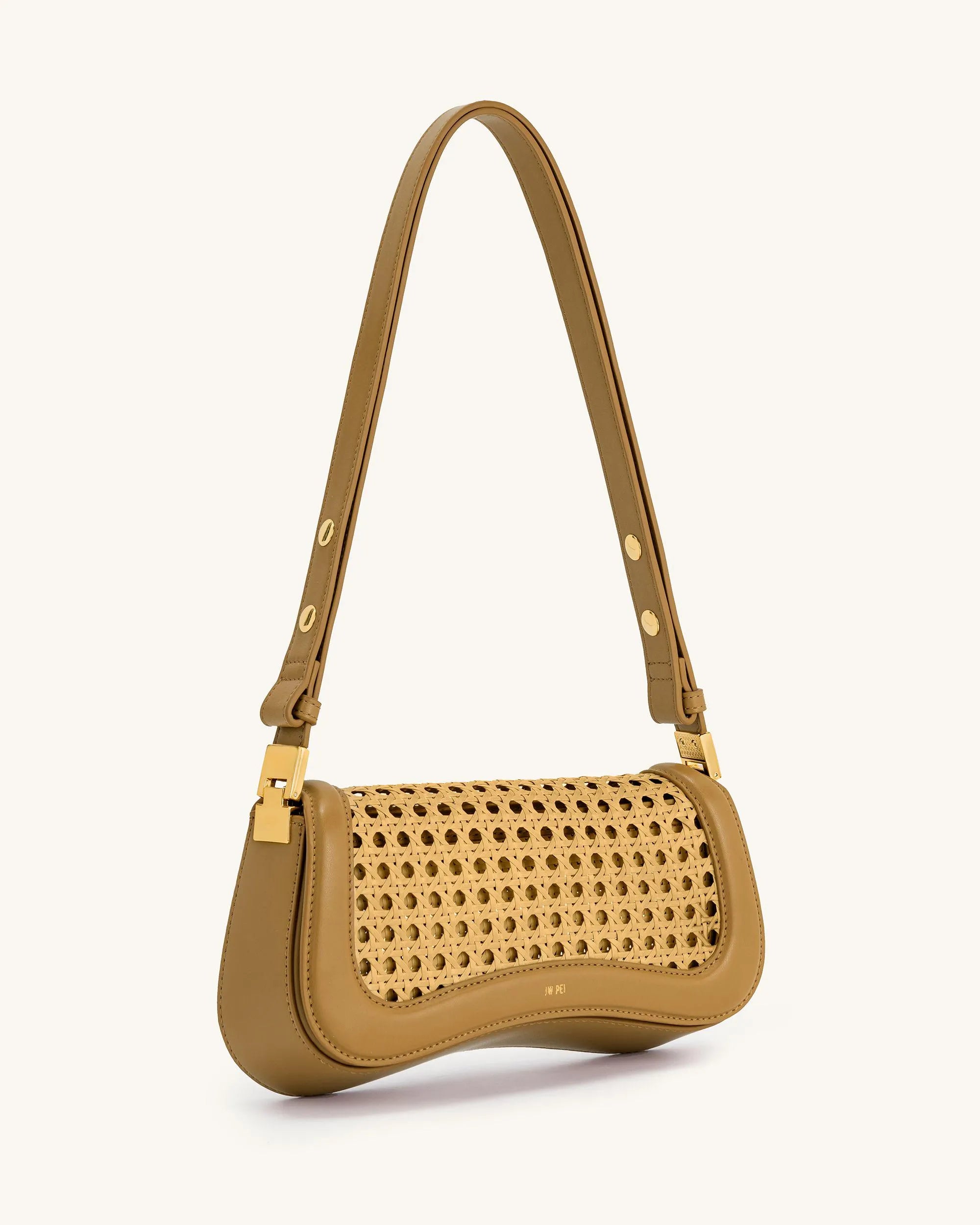 JW PEI_Brown_Joy Faux Bamboo Woven Shoulder Bags_1C56-312_Brown_03