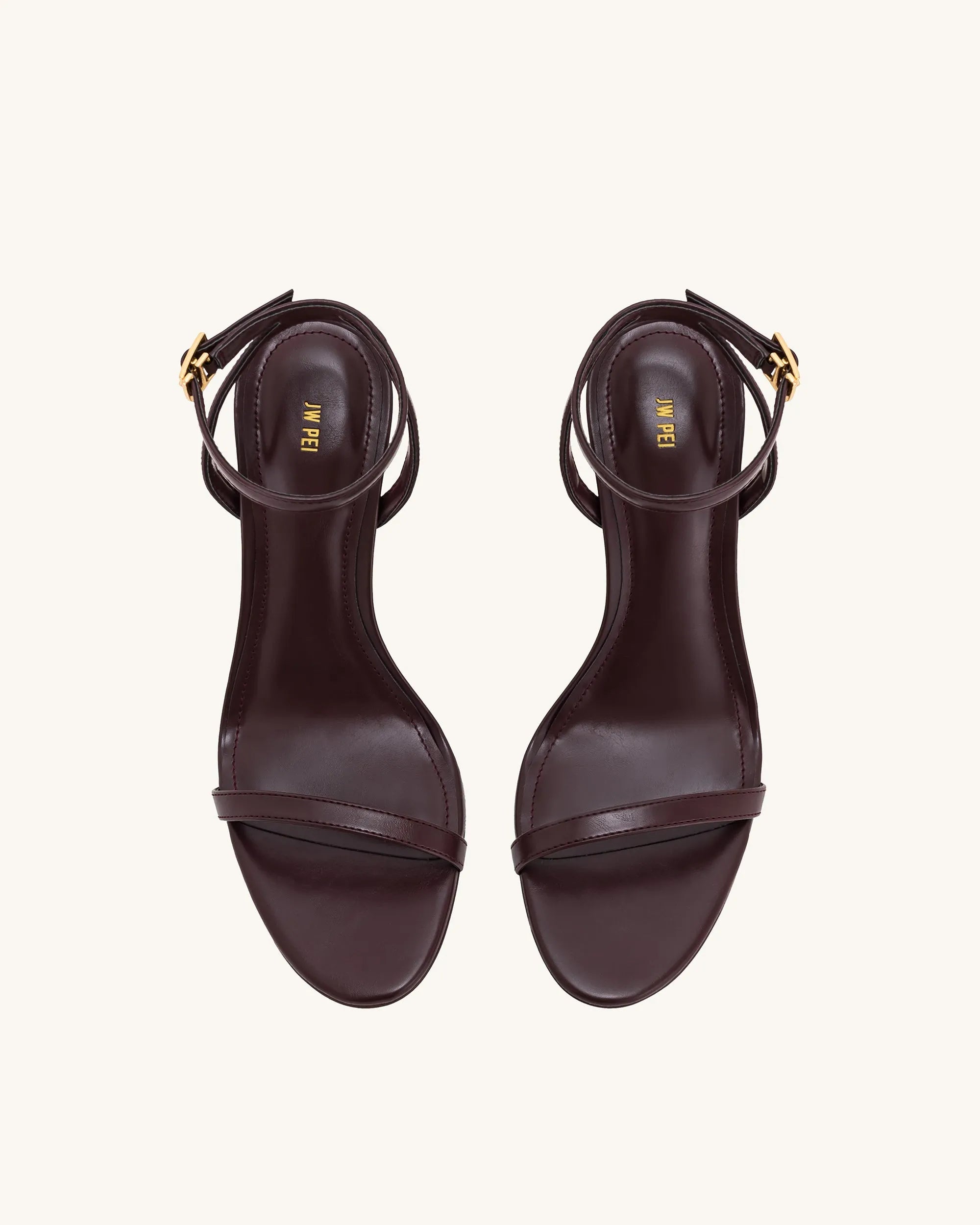 JW PEI_Red_Alivia Gold Metal Heel Sandals_1SDS27-3_Claret Red_04