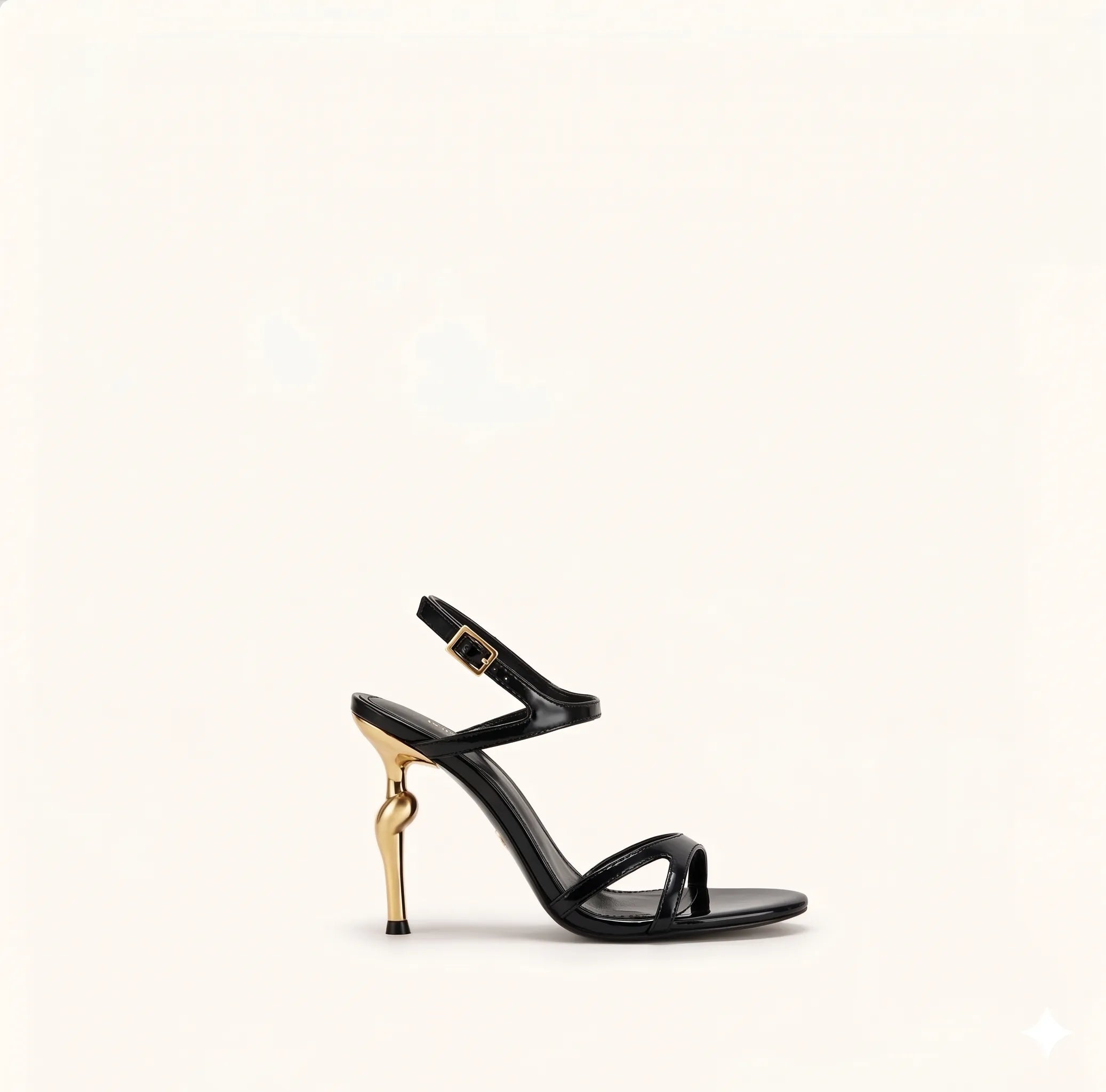 JW PEI Black Women Alivia Double Strap Stiletto Sandals SKU: 1SDS27X007-1_Black Image 01