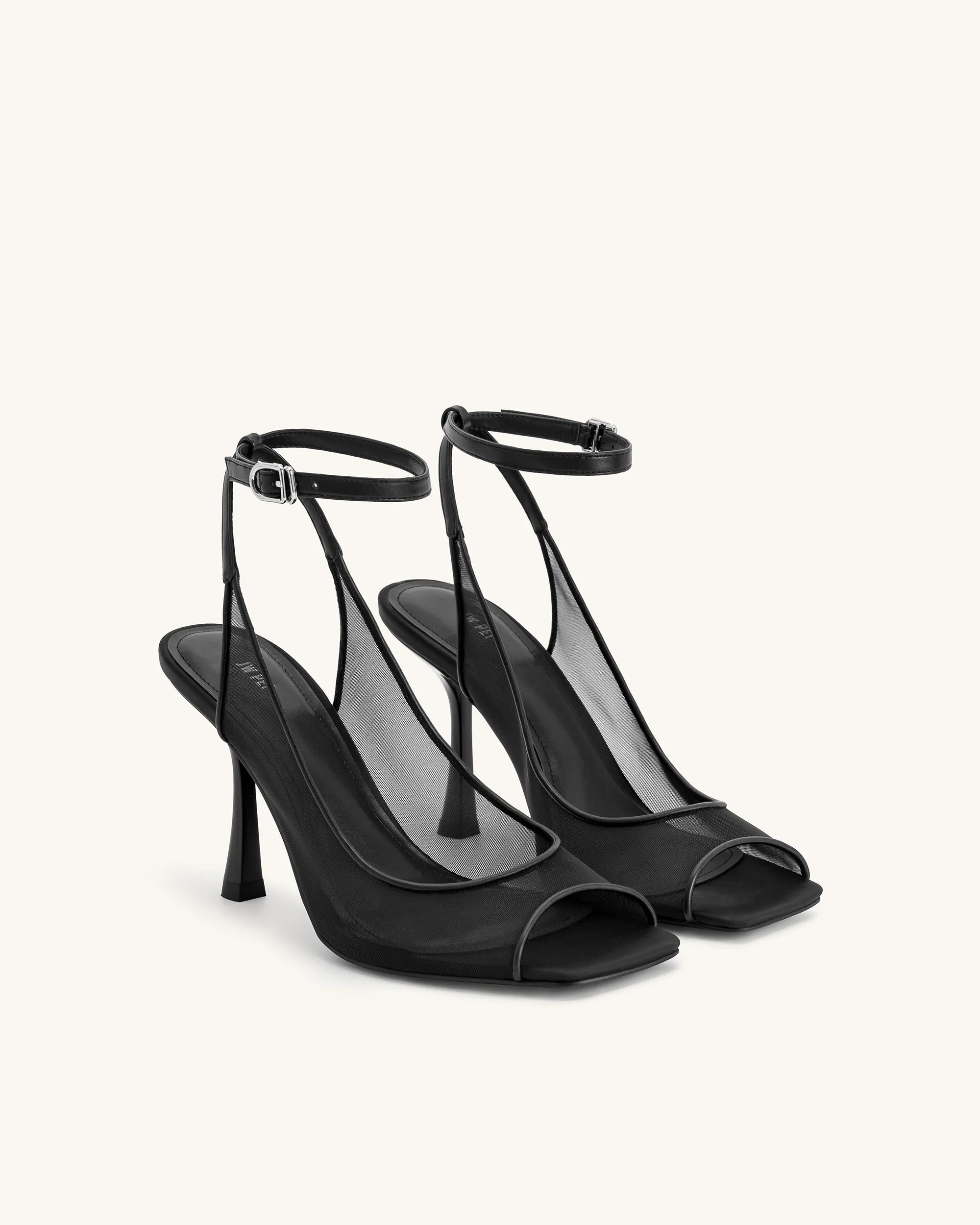 JW PEI_Black_Serenity Open Toe Mesh Slingback Sandal_1SDS50-1_Black_04