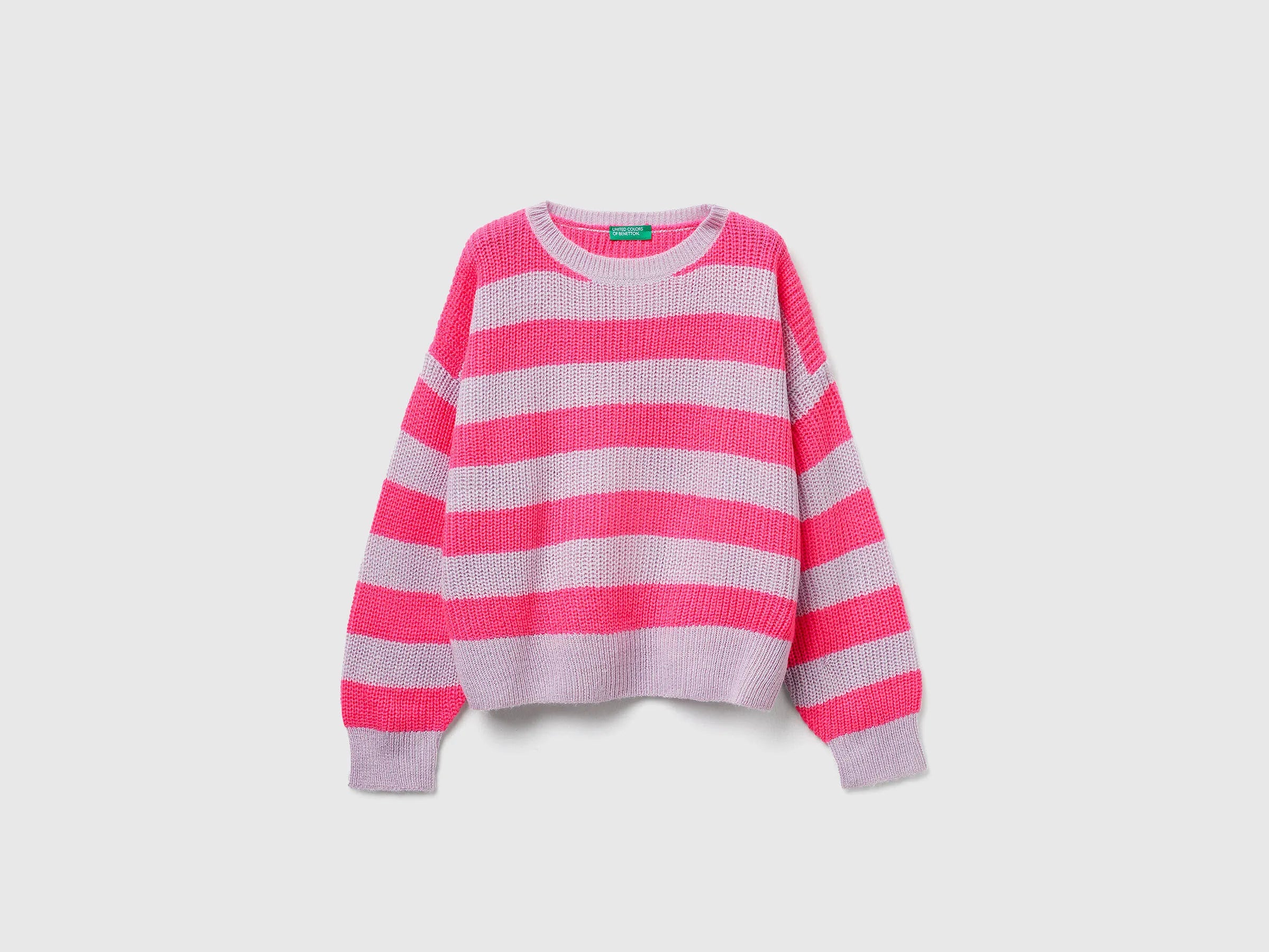 Benetton_Lavender_Striped Sweater_1Z8SQ108X_0W1_01