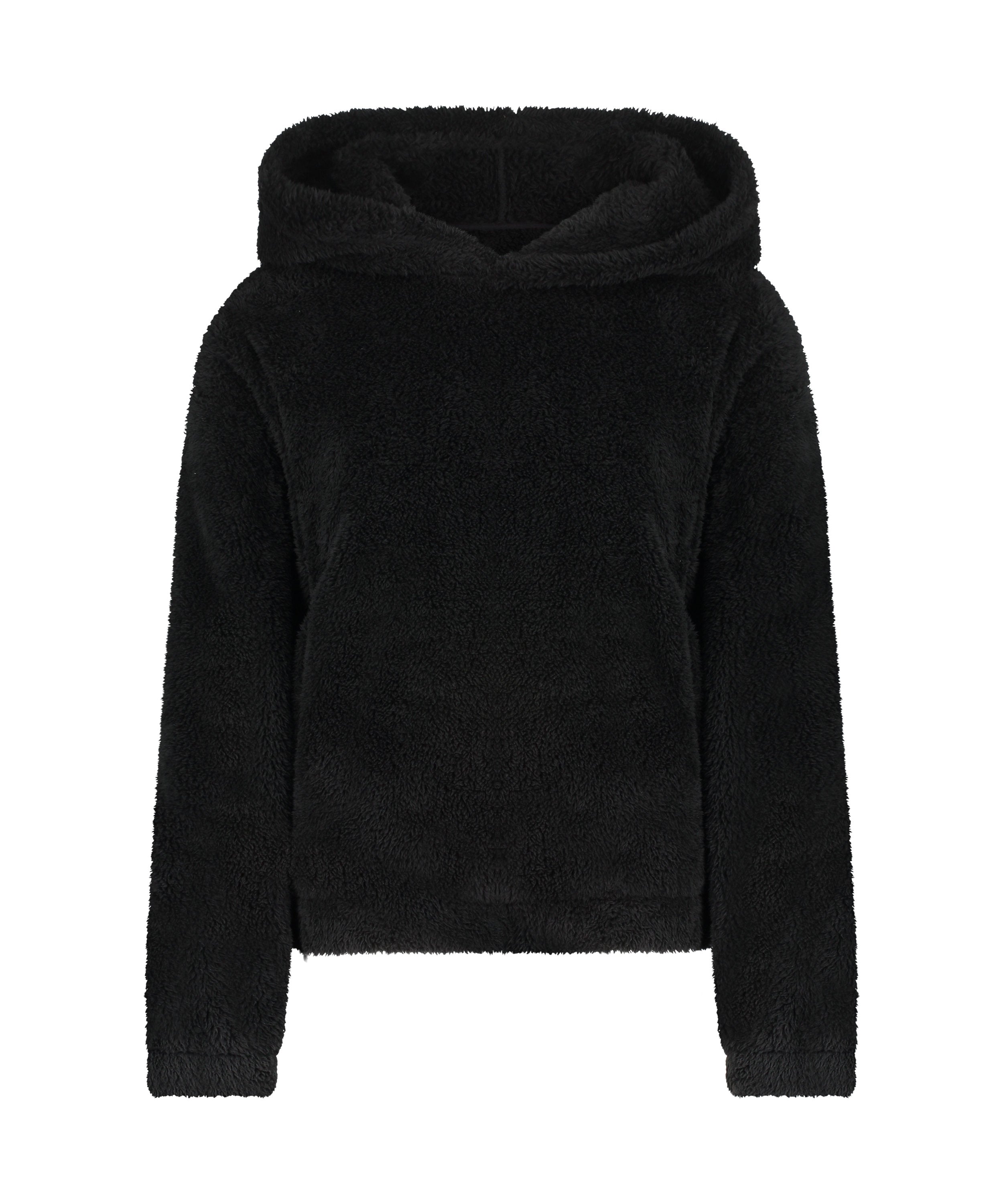 Hoody Long Sleeve Fleece Snuggle_200370_Black_05