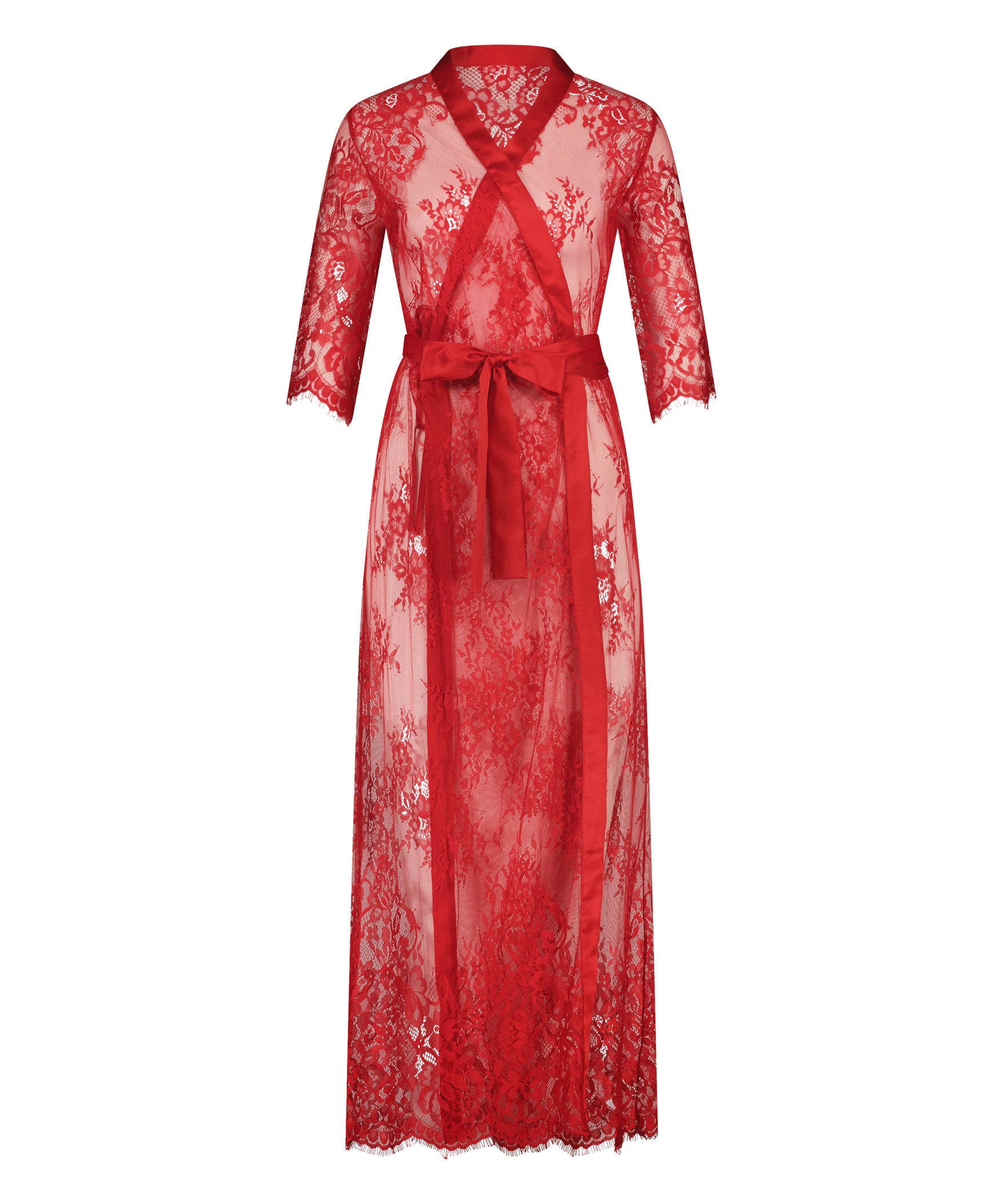 Kimono Long Allover Lace Isabella_200422_Tango Red_01