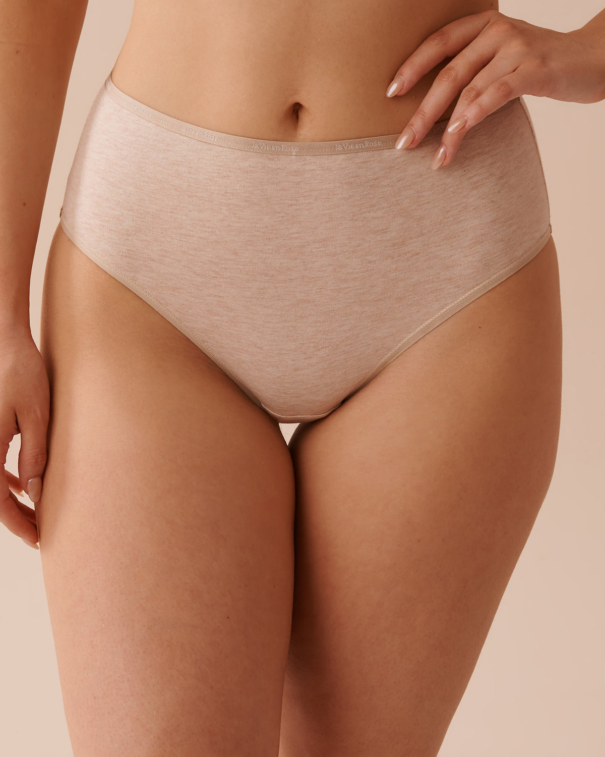 Cotton High Waist Bikini Briefs_20100473_20070_01