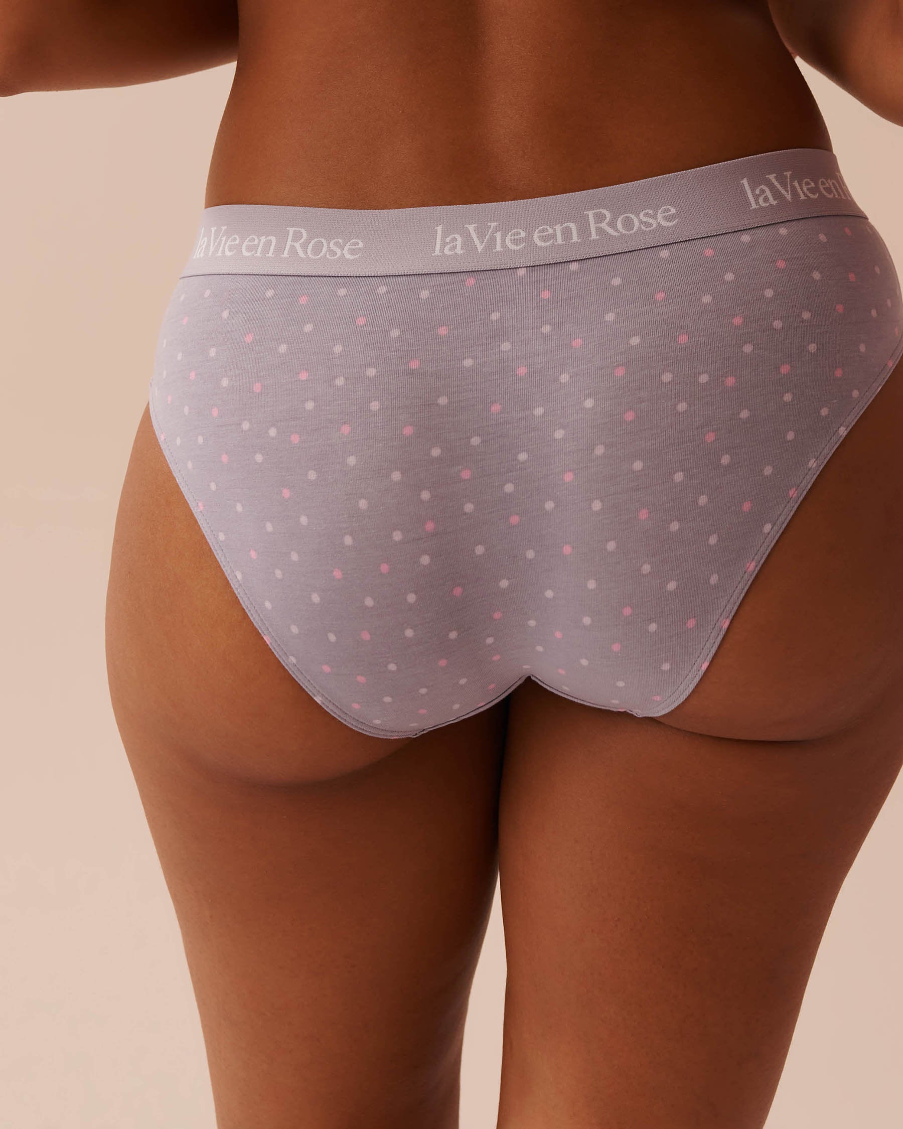 Cotton and Logo Elastic Band Bikini Panty_20100492_P50075_02