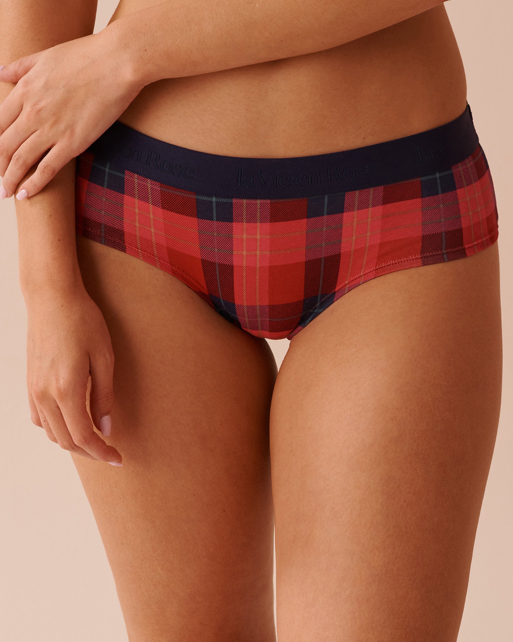Cotton and Logo Elastic Band Hiphugger Panty_20100539_P60295_01